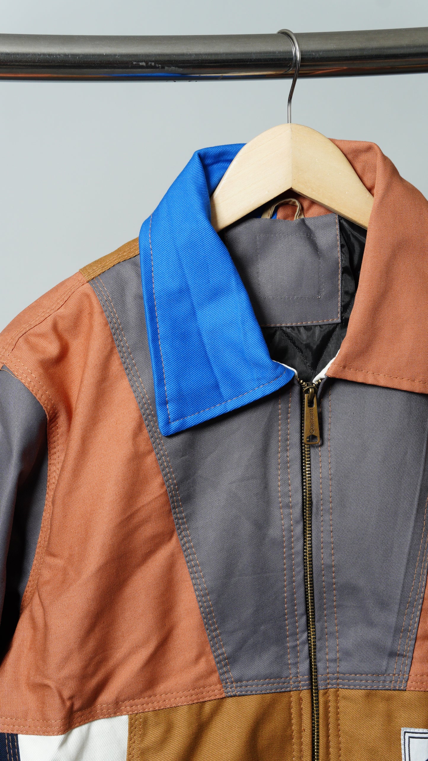 Workwear Colorblock Geometric Jacket Size S