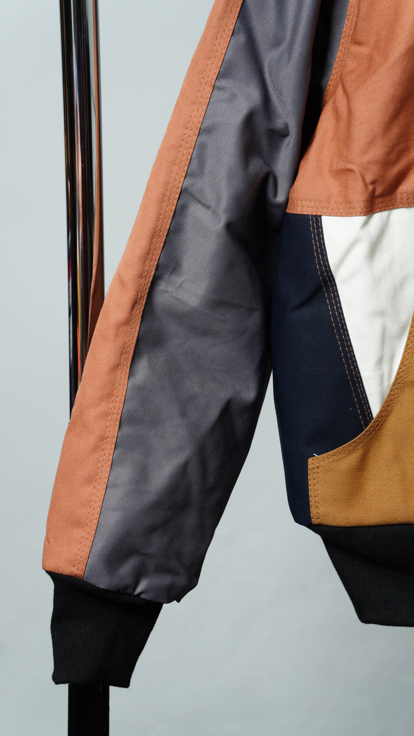 Workwear Colorblock Geometric Jacket Size S