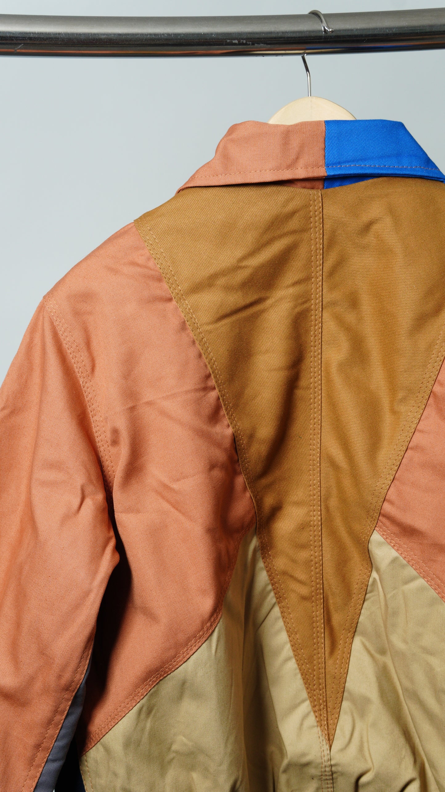Workwear Colorblock Geometric Jacket Size S