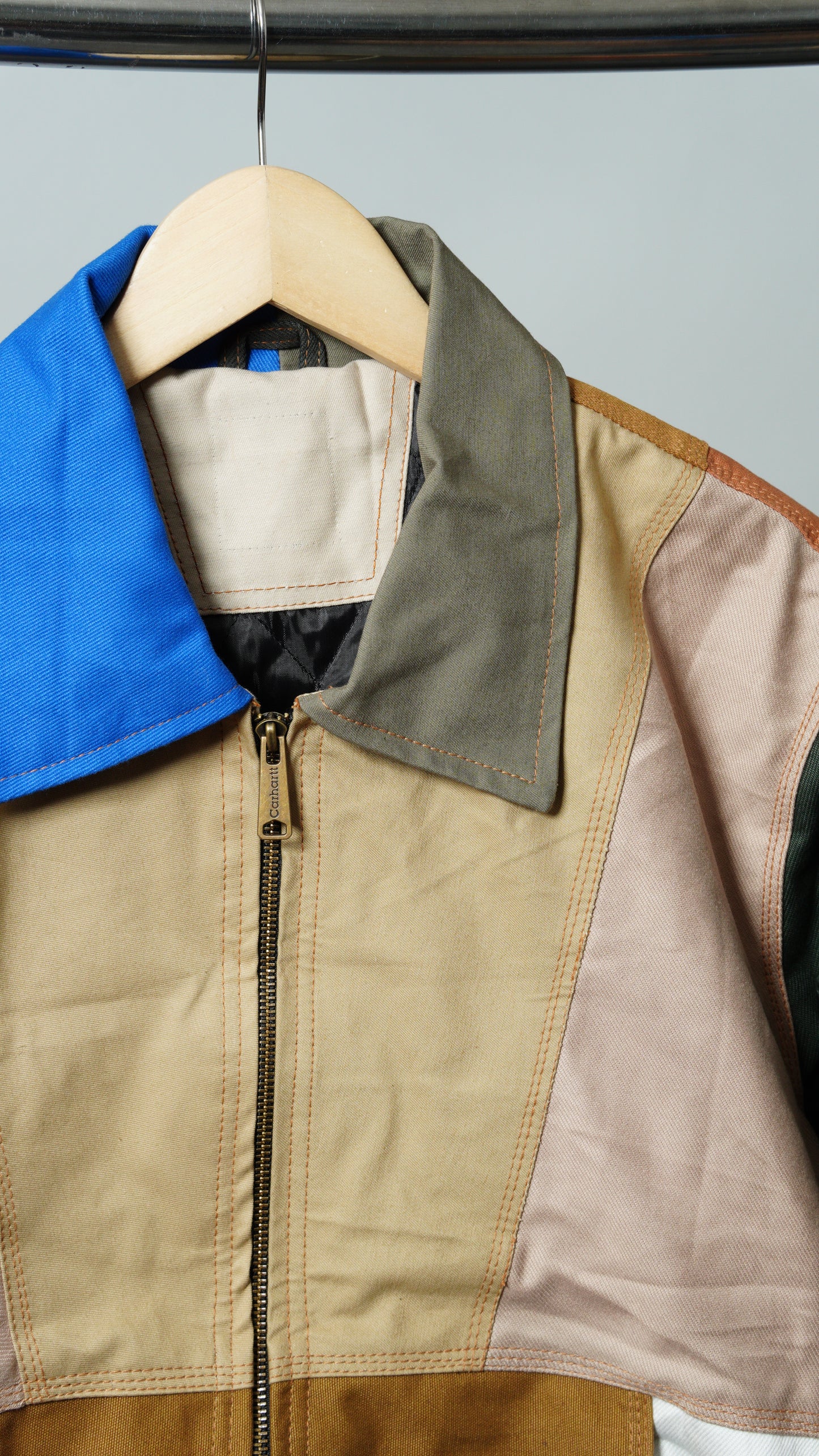 Workwear Colorblock Geometric Jacket Size M