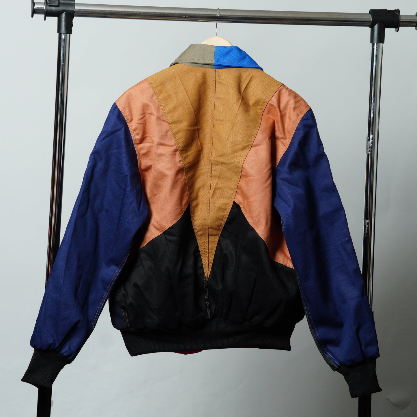 Workwear Colorblock Geometric Jacket Size M