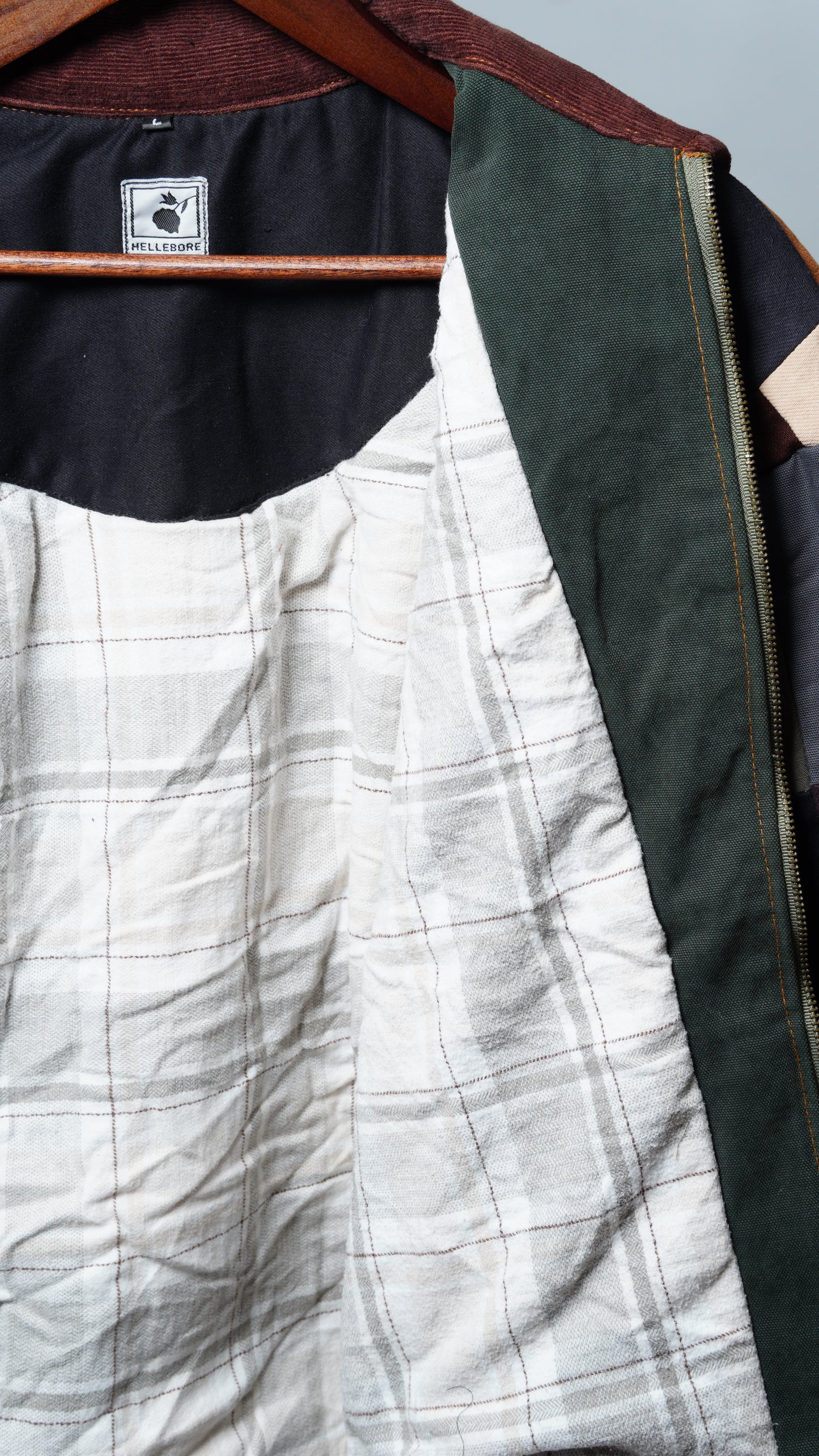 Upcycled Patchwork Jacket Size L