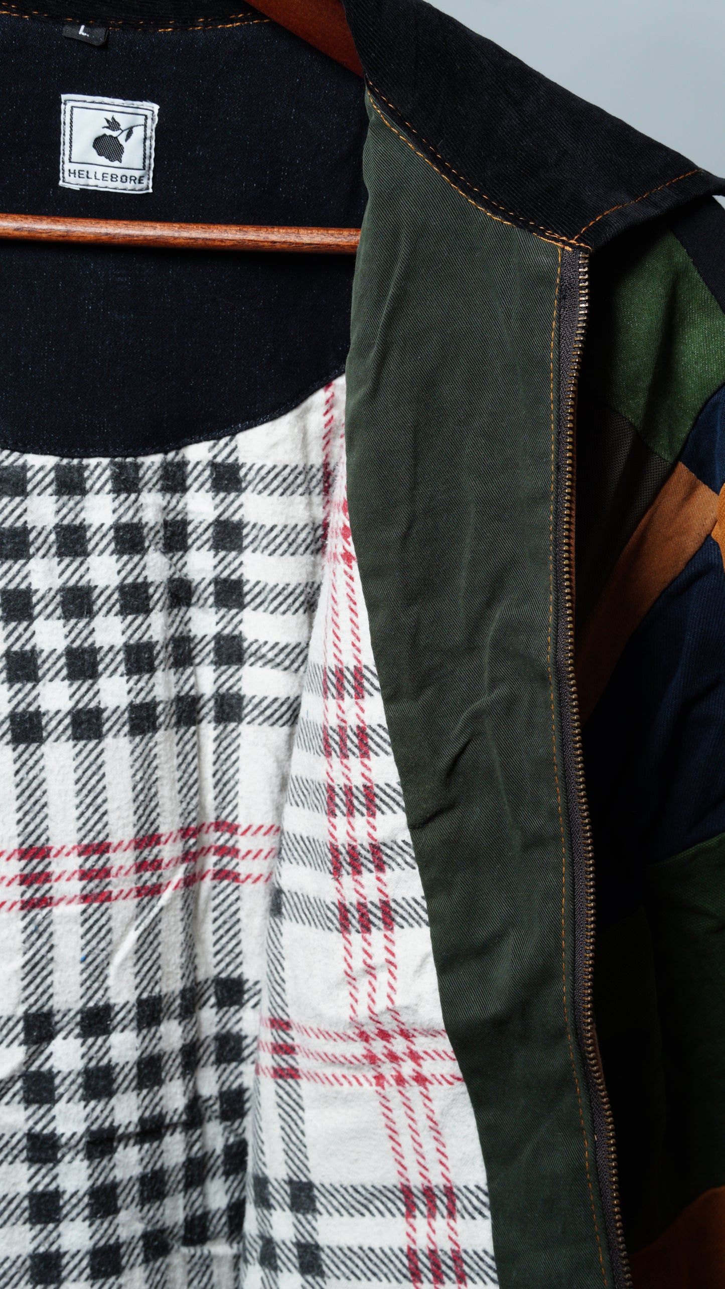 Upcycled Patchwork Jacket Size L