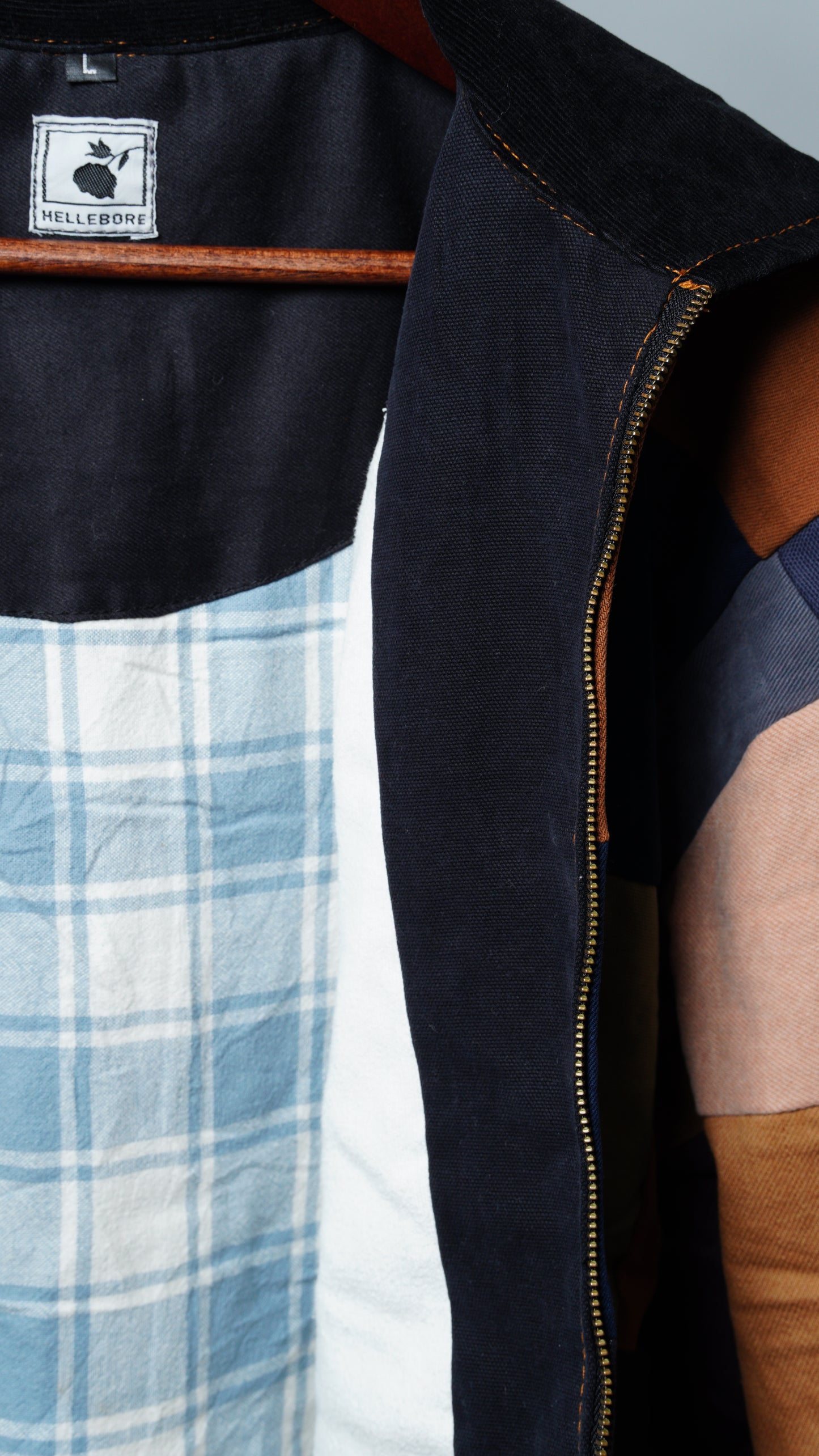 Upcycled Patchwork Jacket Size L