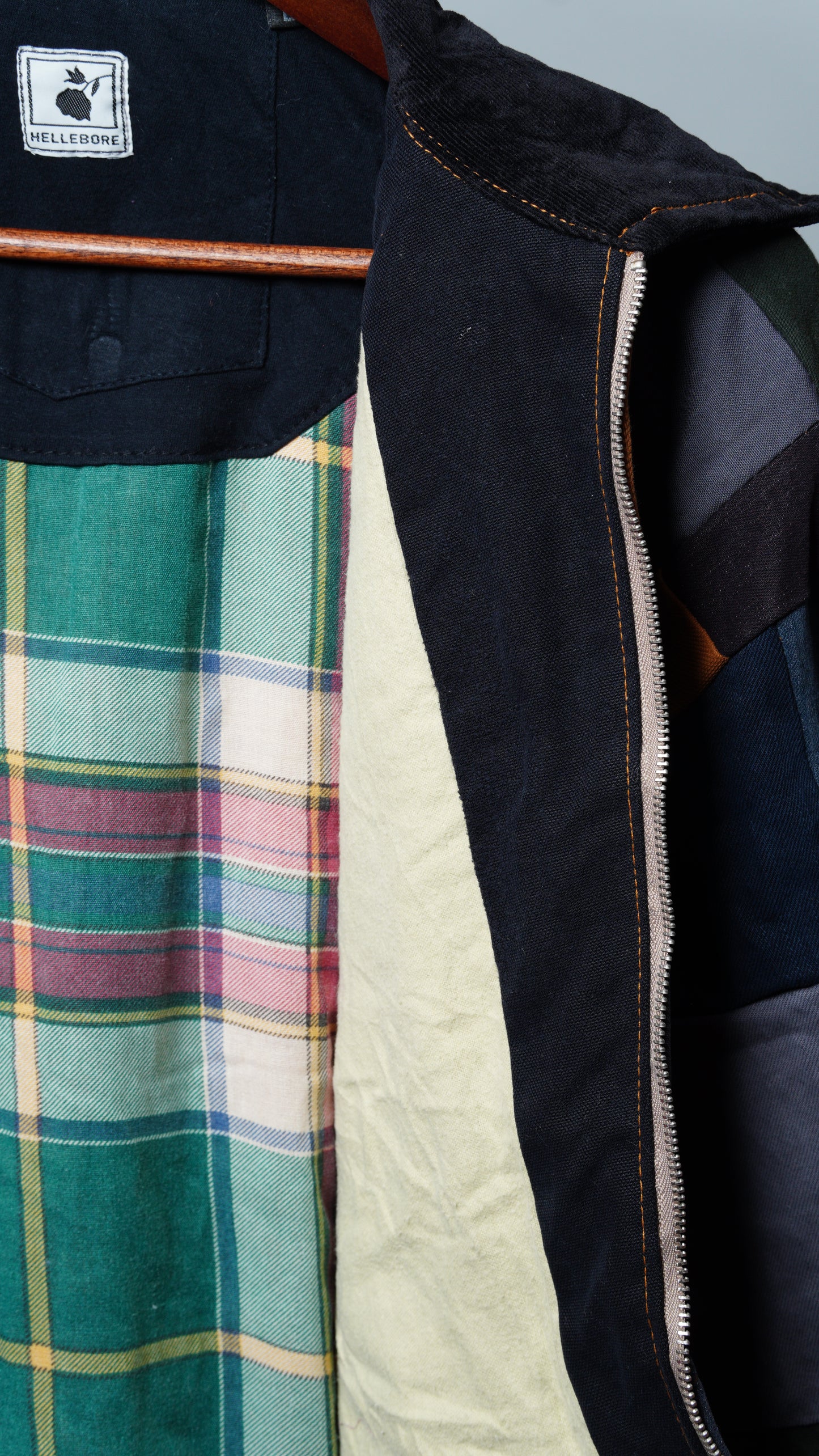 Upcycled Patchwork Jacket Size L