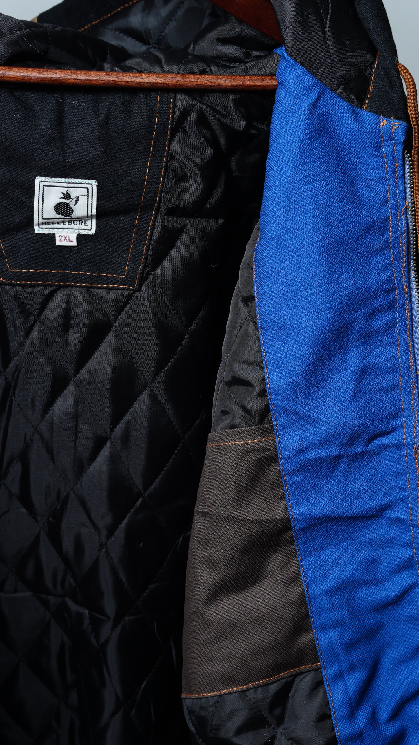 Workwear Colorblock Hooded Jacket Size 2XL