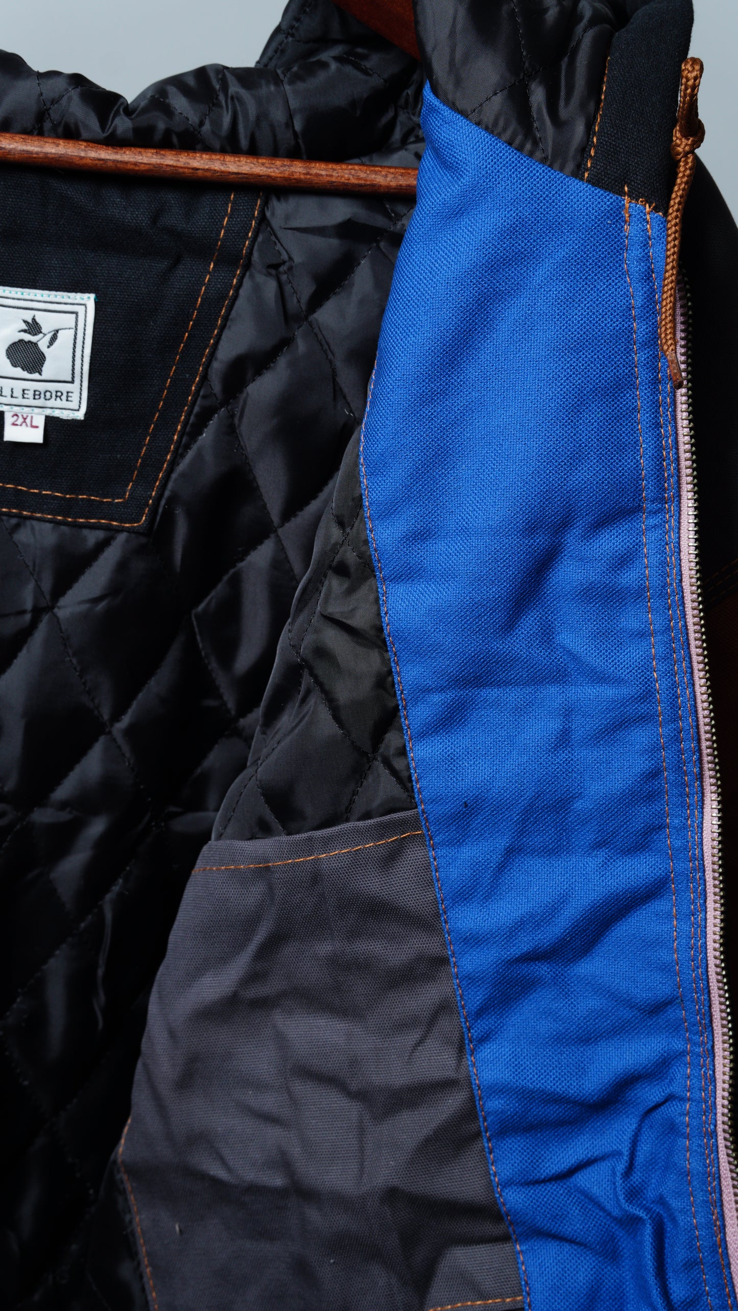 Workwear Colorblock Hooded Jacket Size 2XL