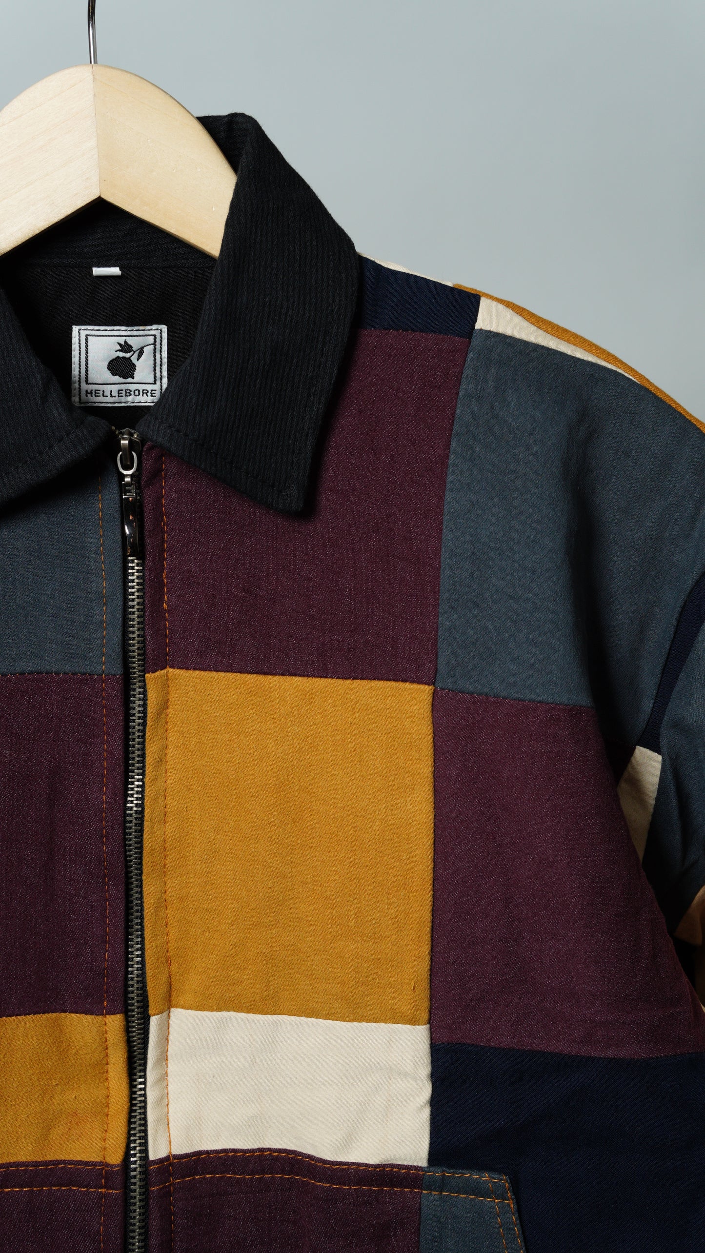 Upcycled Patchwork Jacket Size XS