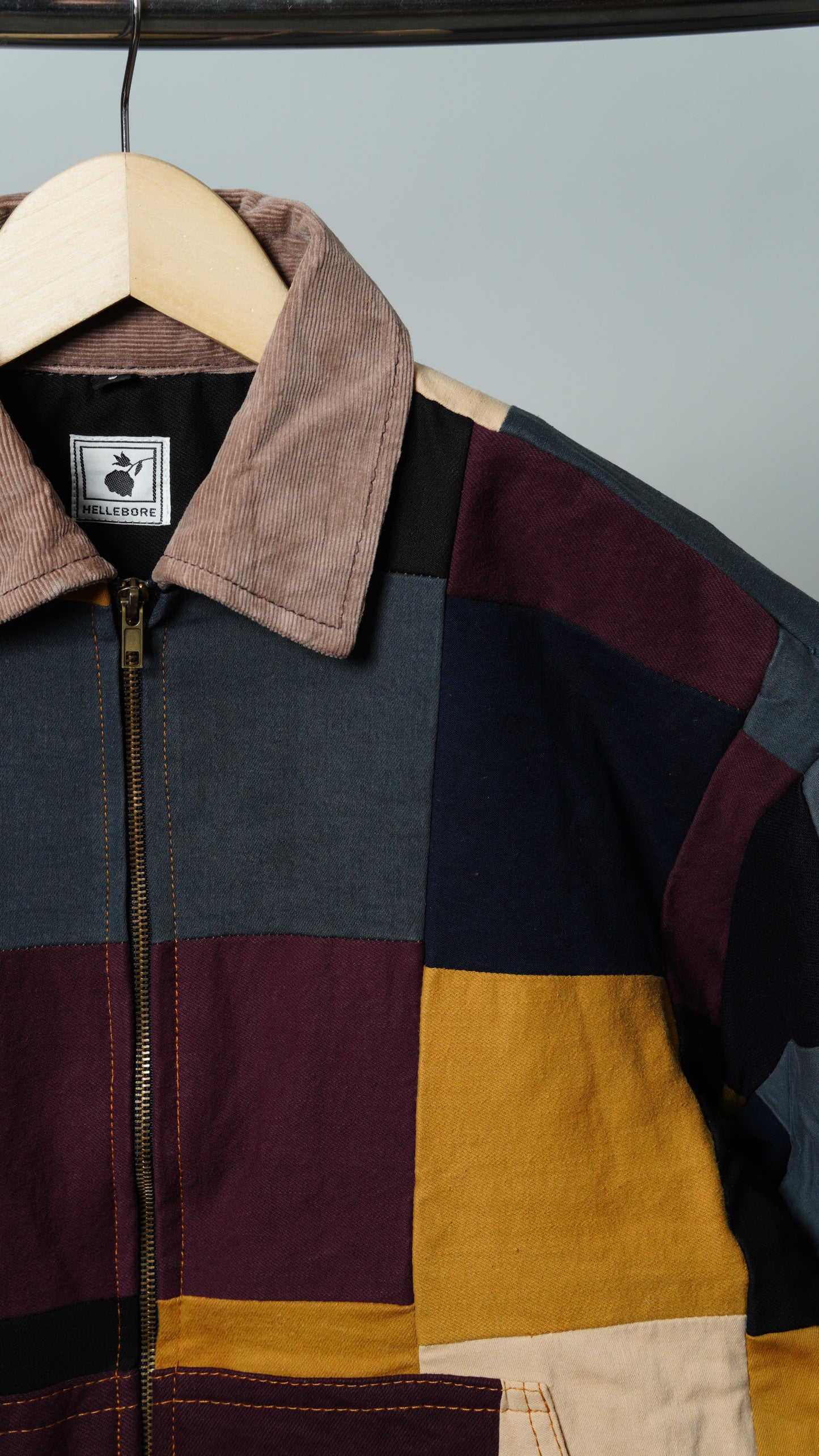 Upcycled Patchwork Jacket Size S