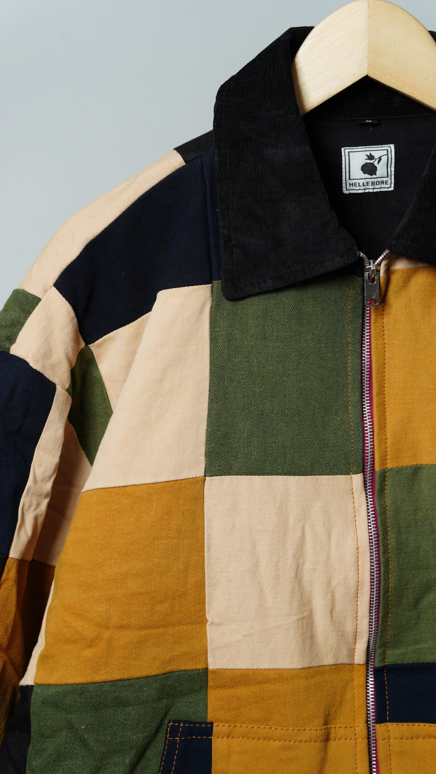 Upcycled Patchwork Jacket Size L
