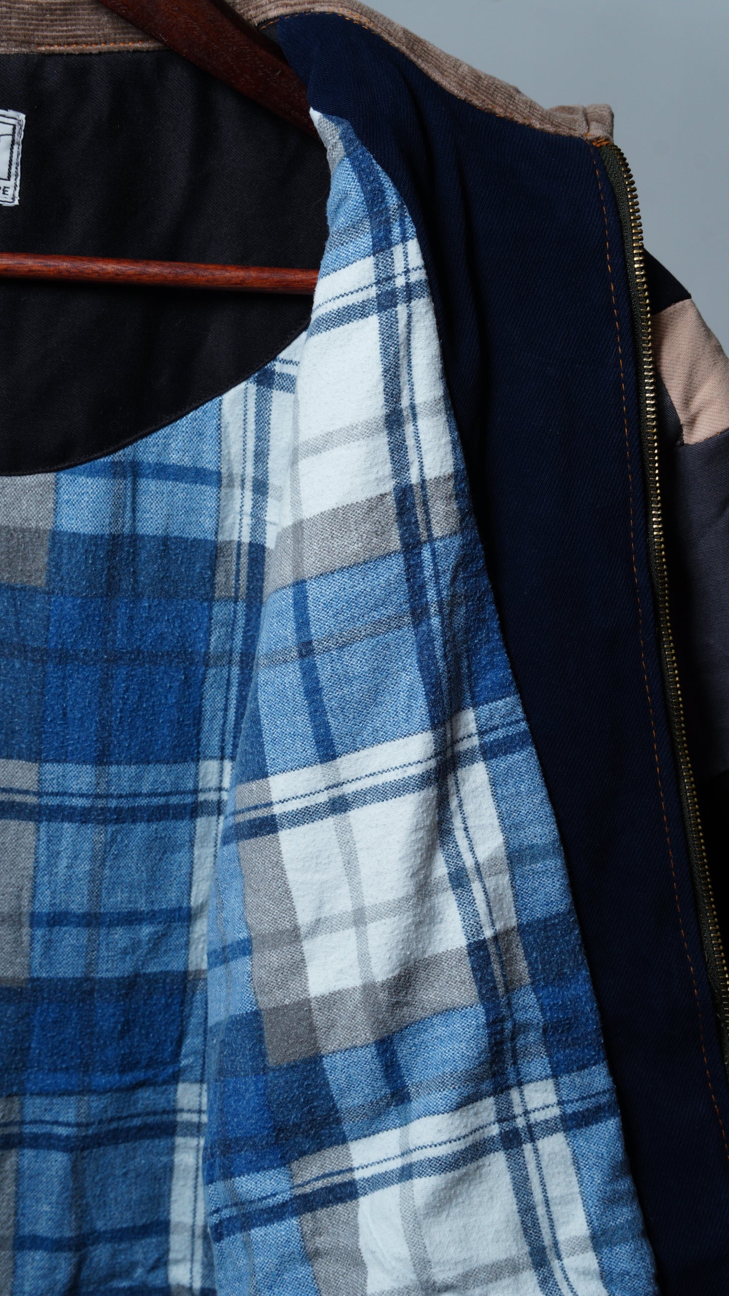 Upcycled Patchwork Jacket Size M