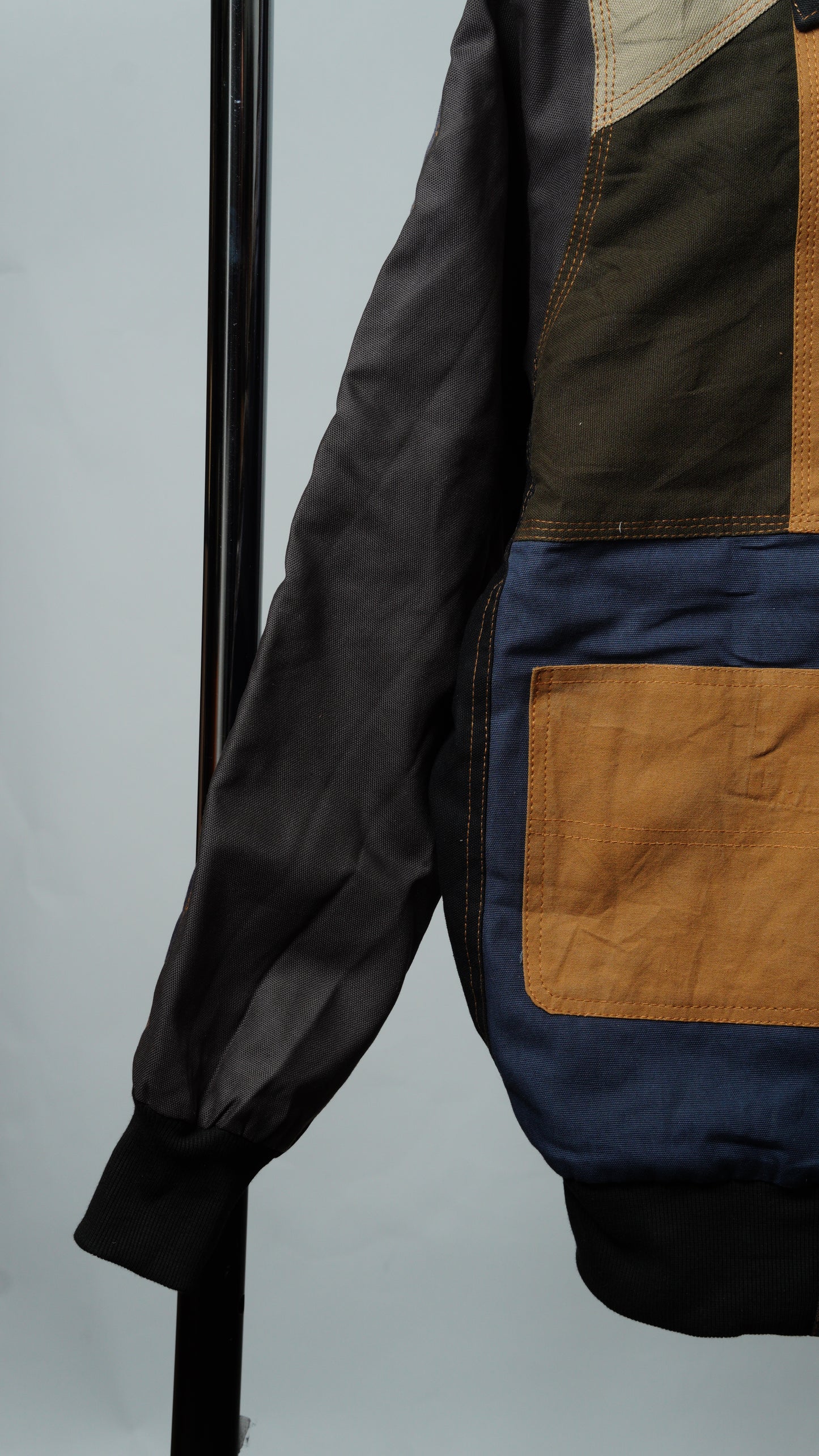 Workwear Colorblock Patch Pocket Jacket Size M