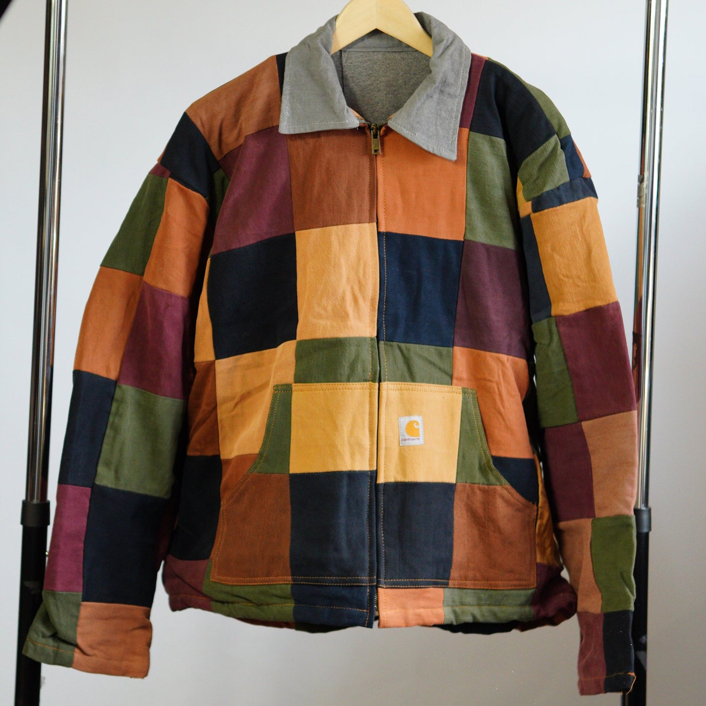 Upcycled Patchwork Jacket Size L