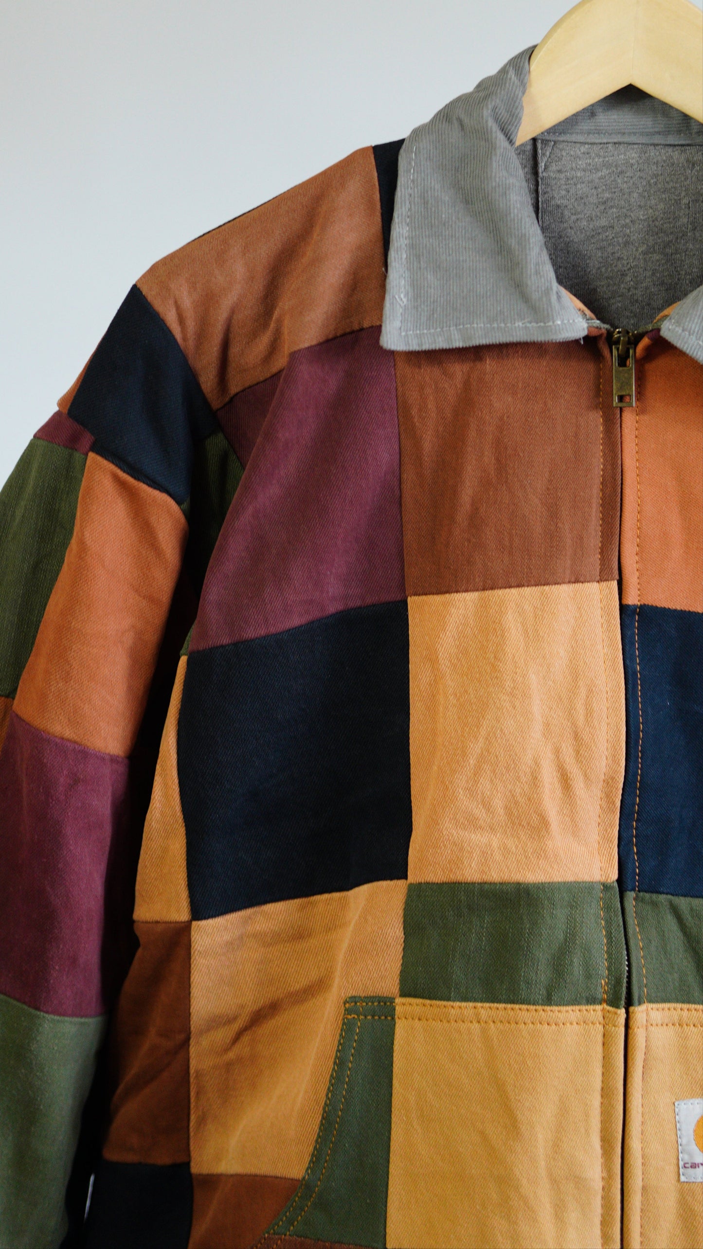 Upcycled Patchwork Jacket Size L