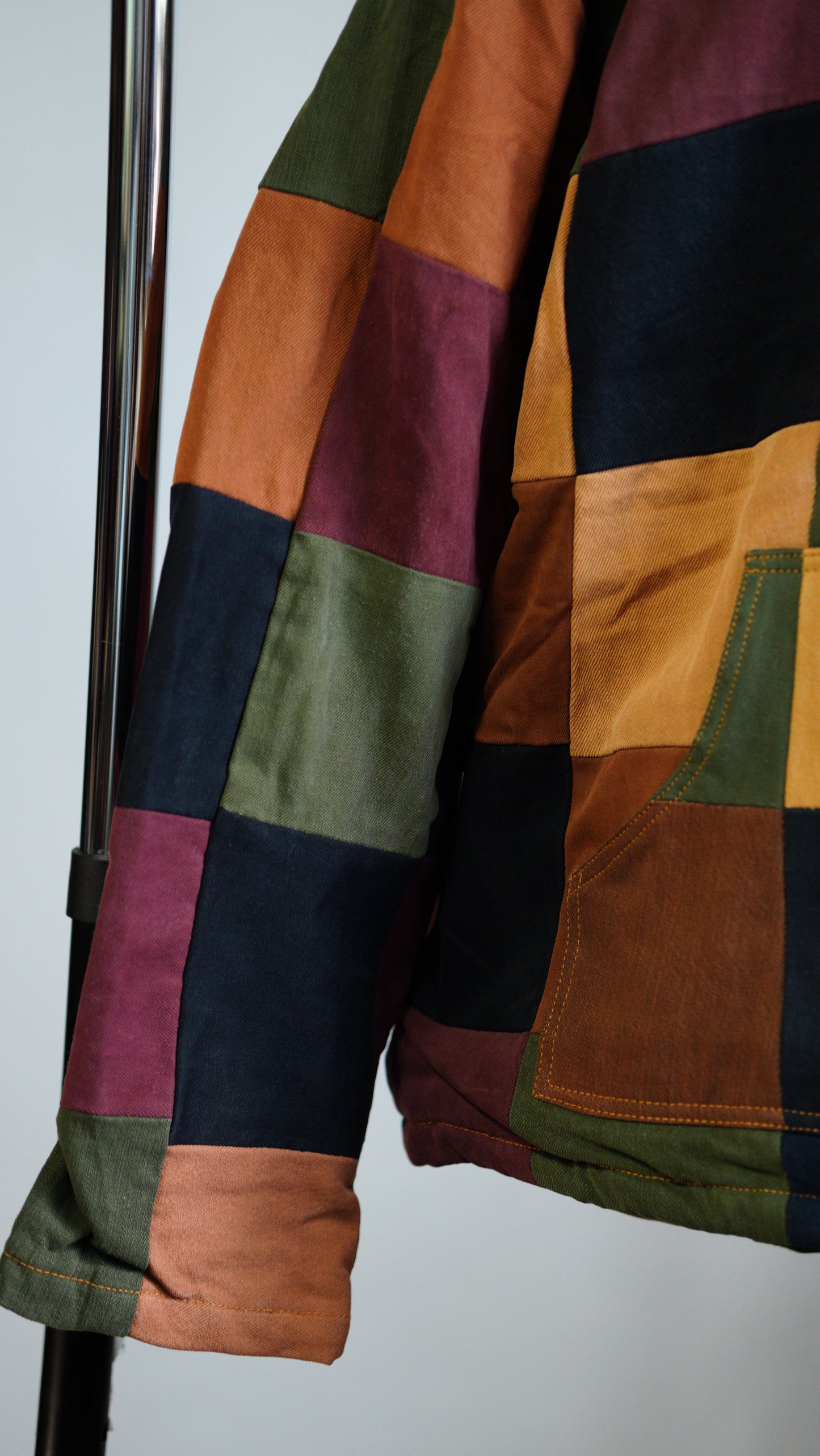 Upcycled Patchwork Jacket Size L