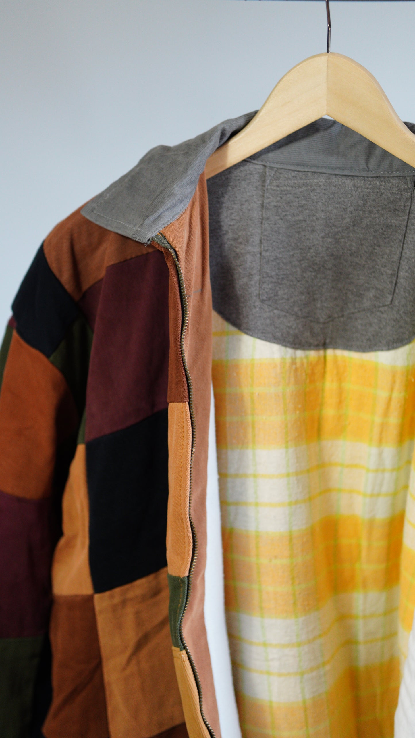Upcycled Patchwork Jacket Size L