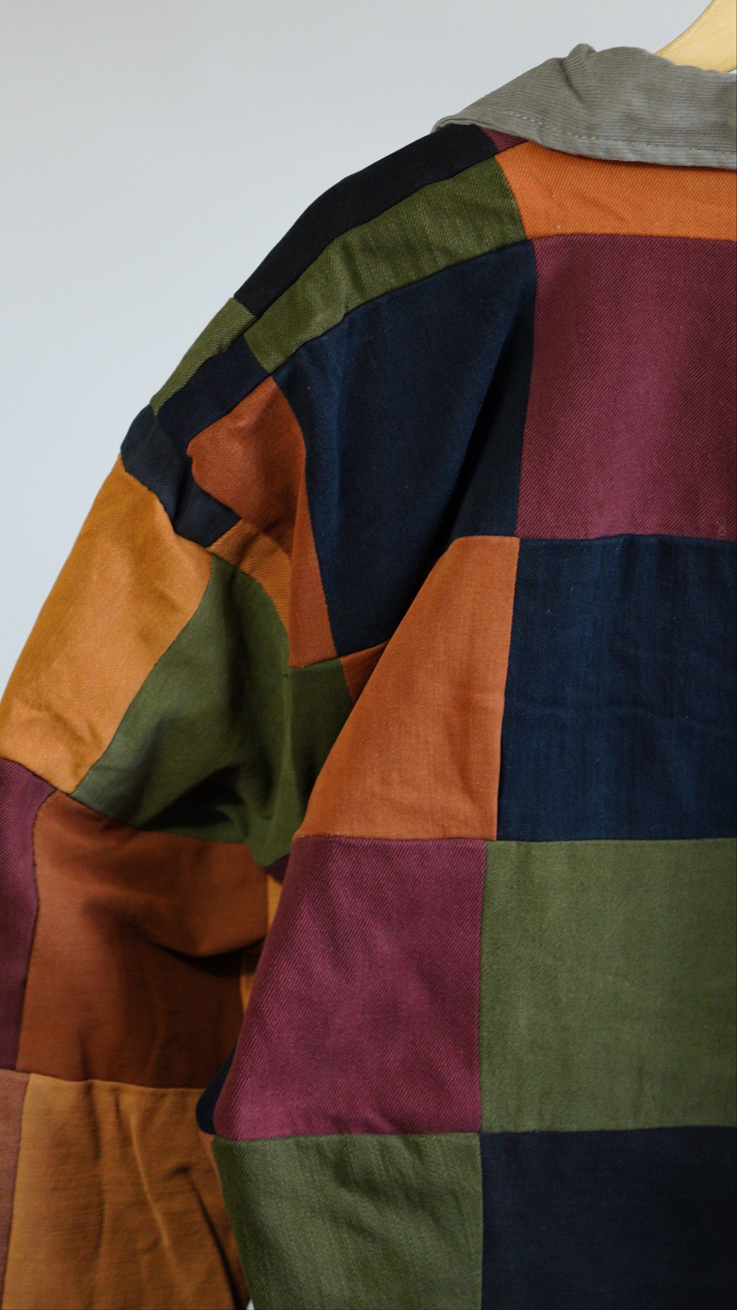 Upcycled Patchwork Jacket Size L