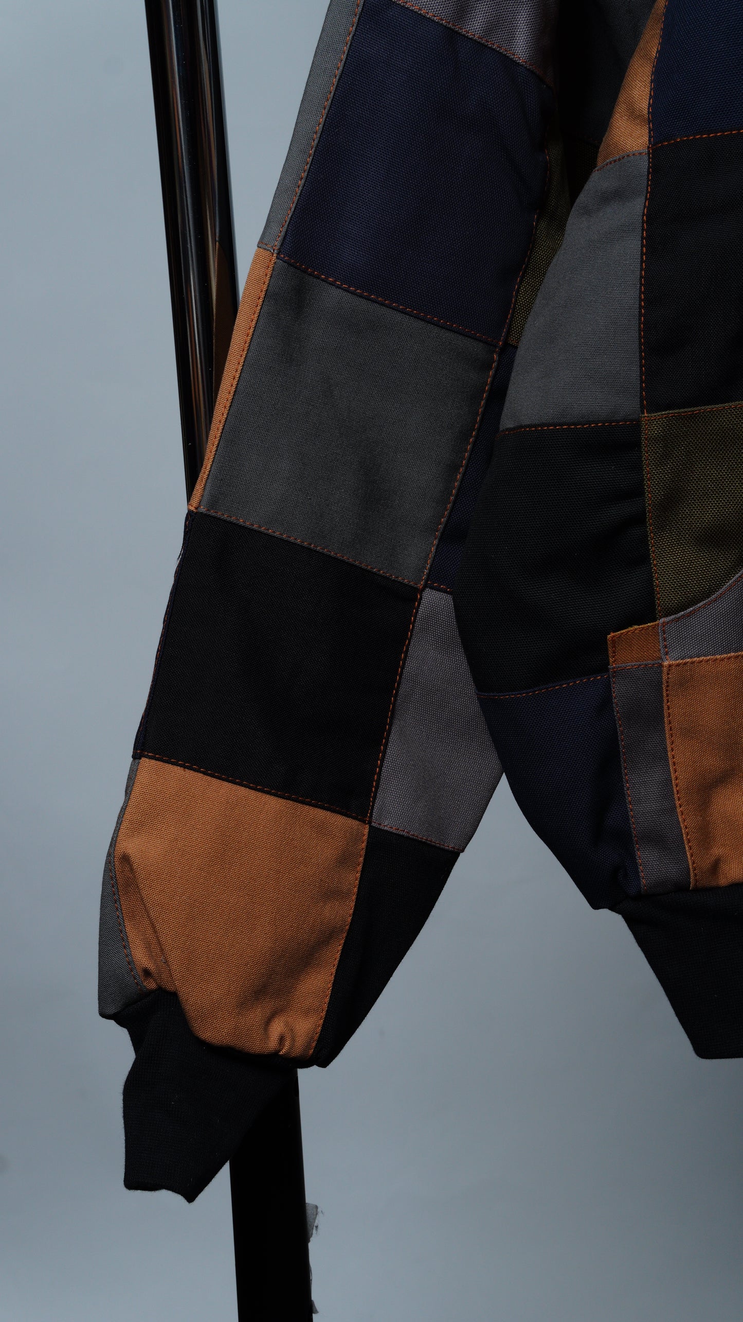 Checkered Patchwork Jacket Size M