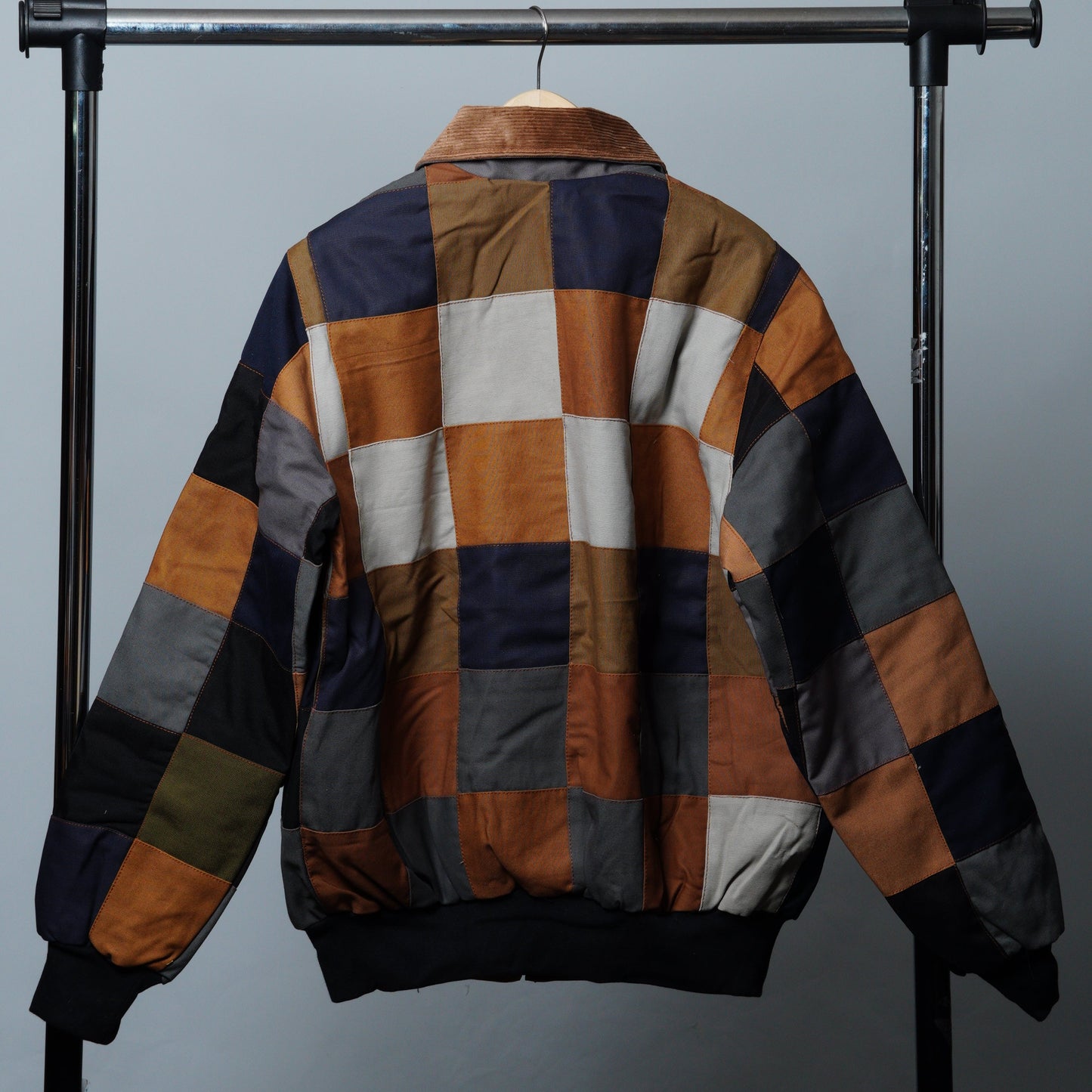 Checkered Patchwork Jacket Size M