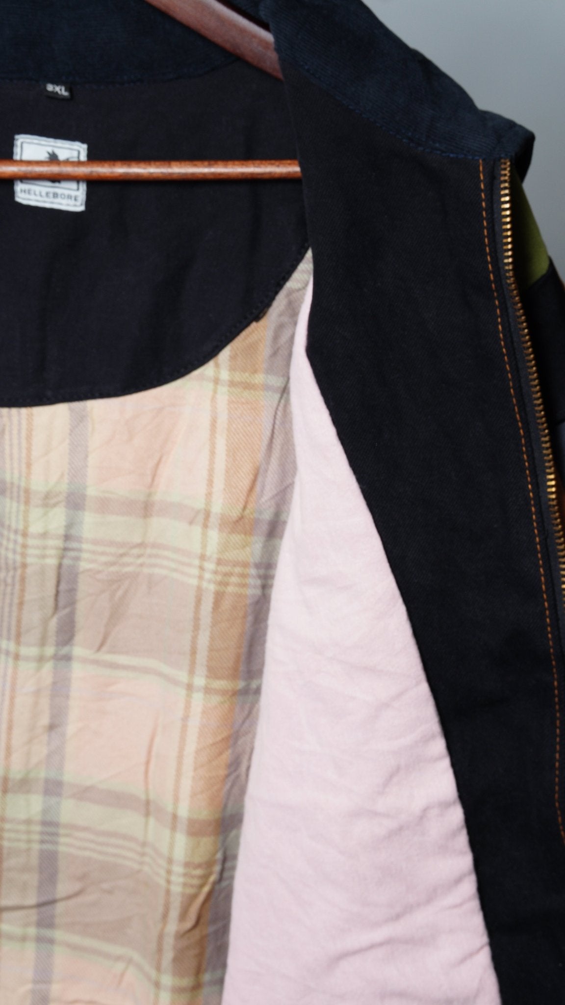 Upcycled Patchwork Jacket Size 3XL - The Hellebore Shop