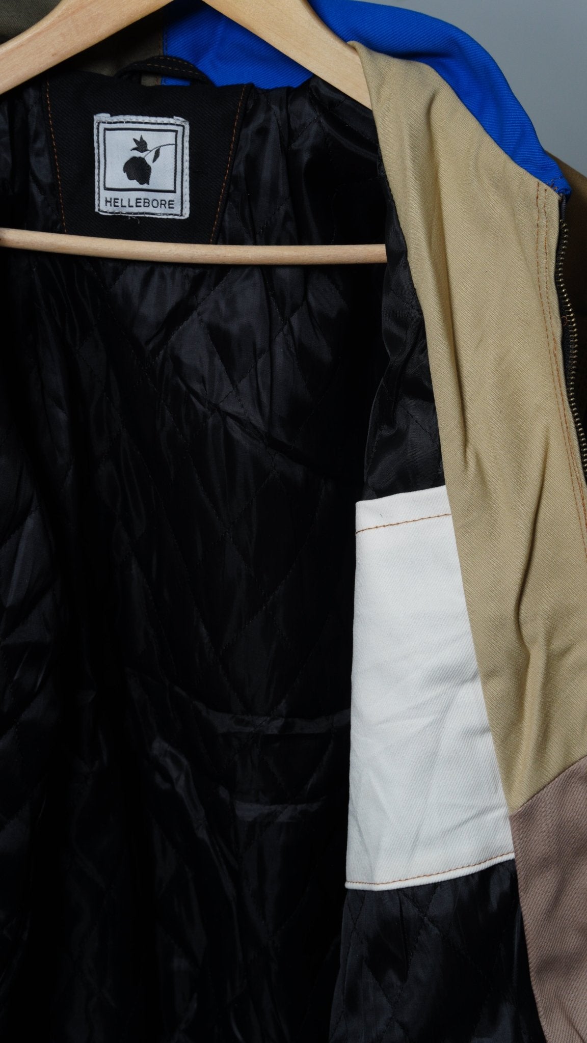 Workwear Colorblock Geometric Jacket Size M - The Hellebore Shop