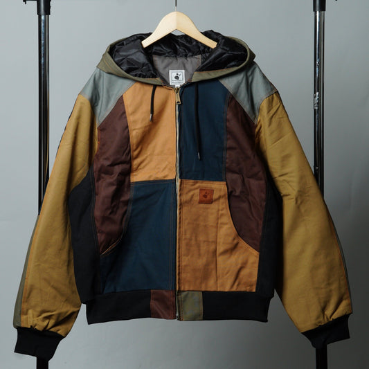 Workwear Colorblock Hooded Jacket Size 2XL - The Hellebore Shop