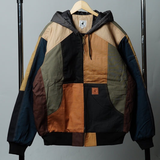 Workwear Colorblock Hooded Jacket Size 2XL - The Hellebore Shop