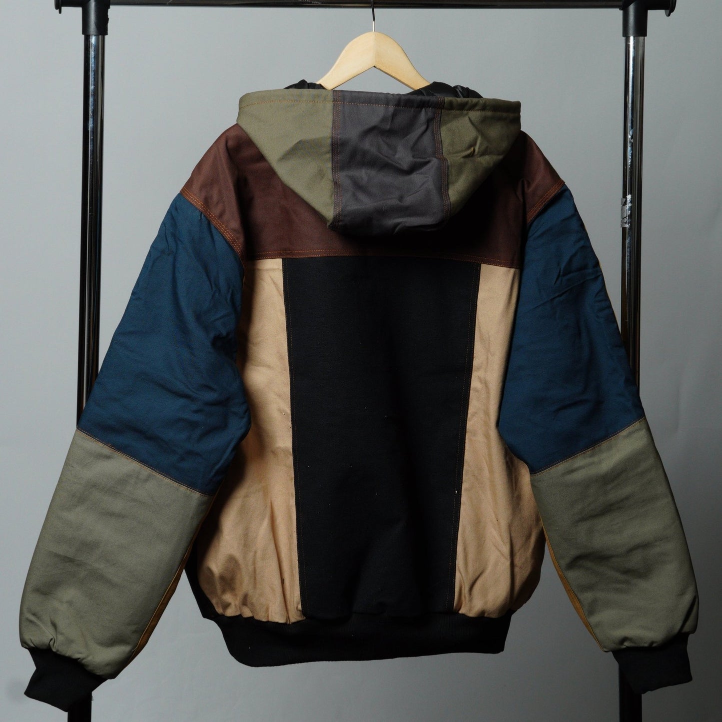 Workwear Colorblock Hooded Jacket Size 2XL - The Hellebore Shop
