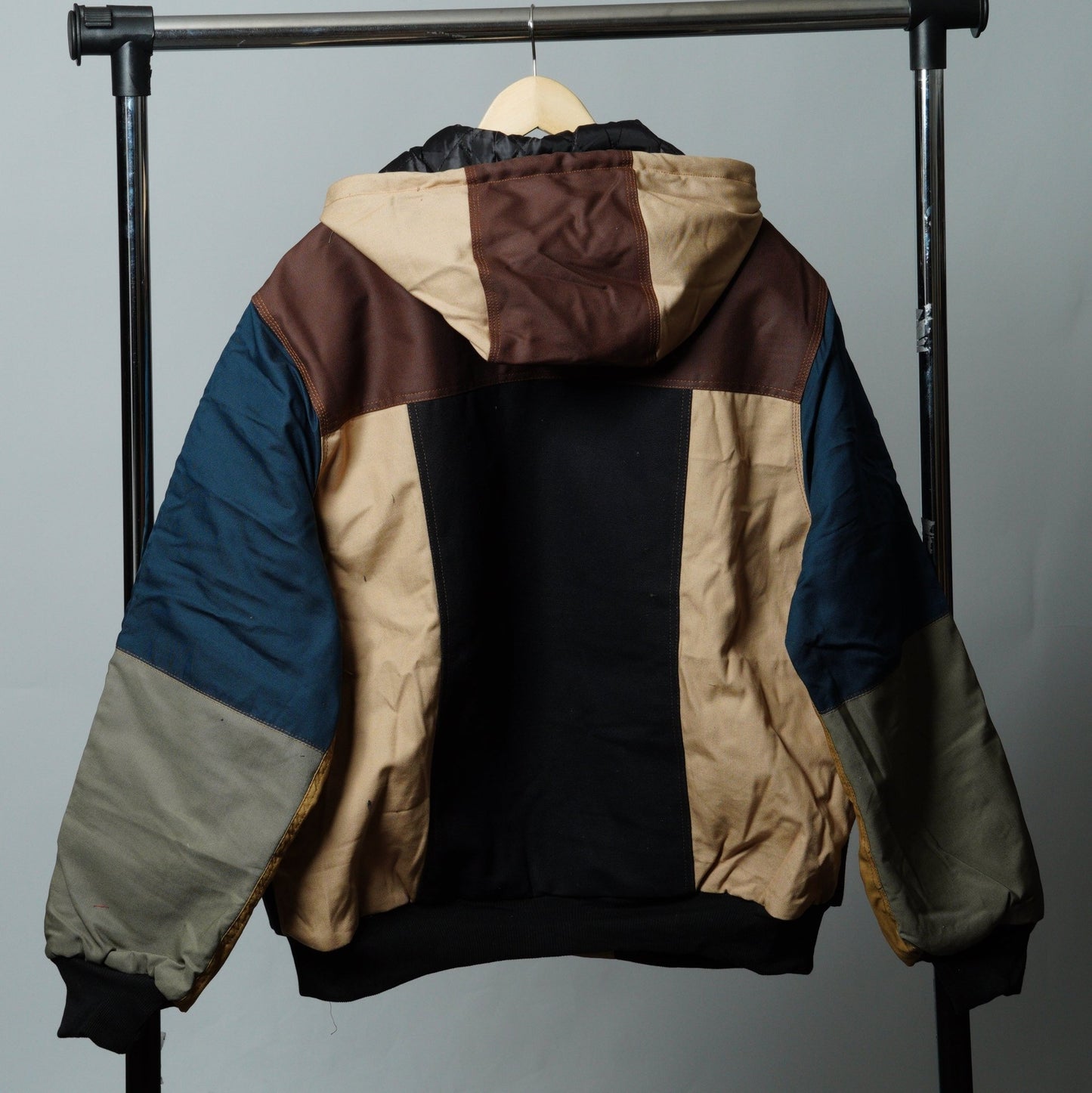 Workwear Colorblock Hooded Jacket Size 2XL - The Hellebore Shop