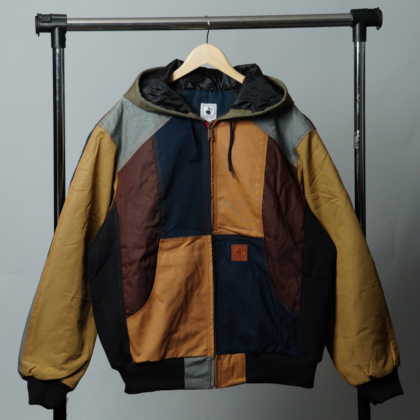 Workwear Colorblock Hooded Jacket Size 2XL - The Hellebore Shop