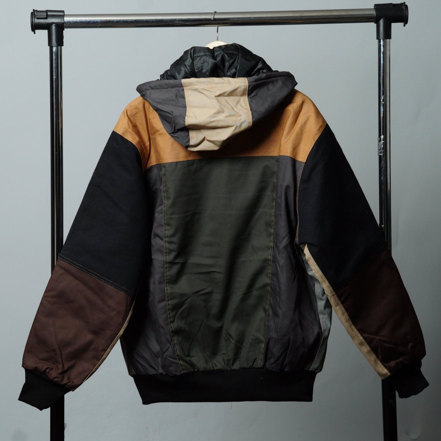 Workwear Colorblock Hooded Jacket Size L - The Hellebore Shop