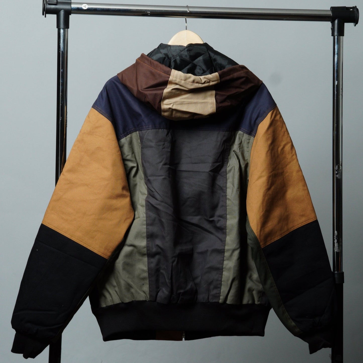 Workwear Colorblock Hooded Jacket Size XL - The Hellebore Shop