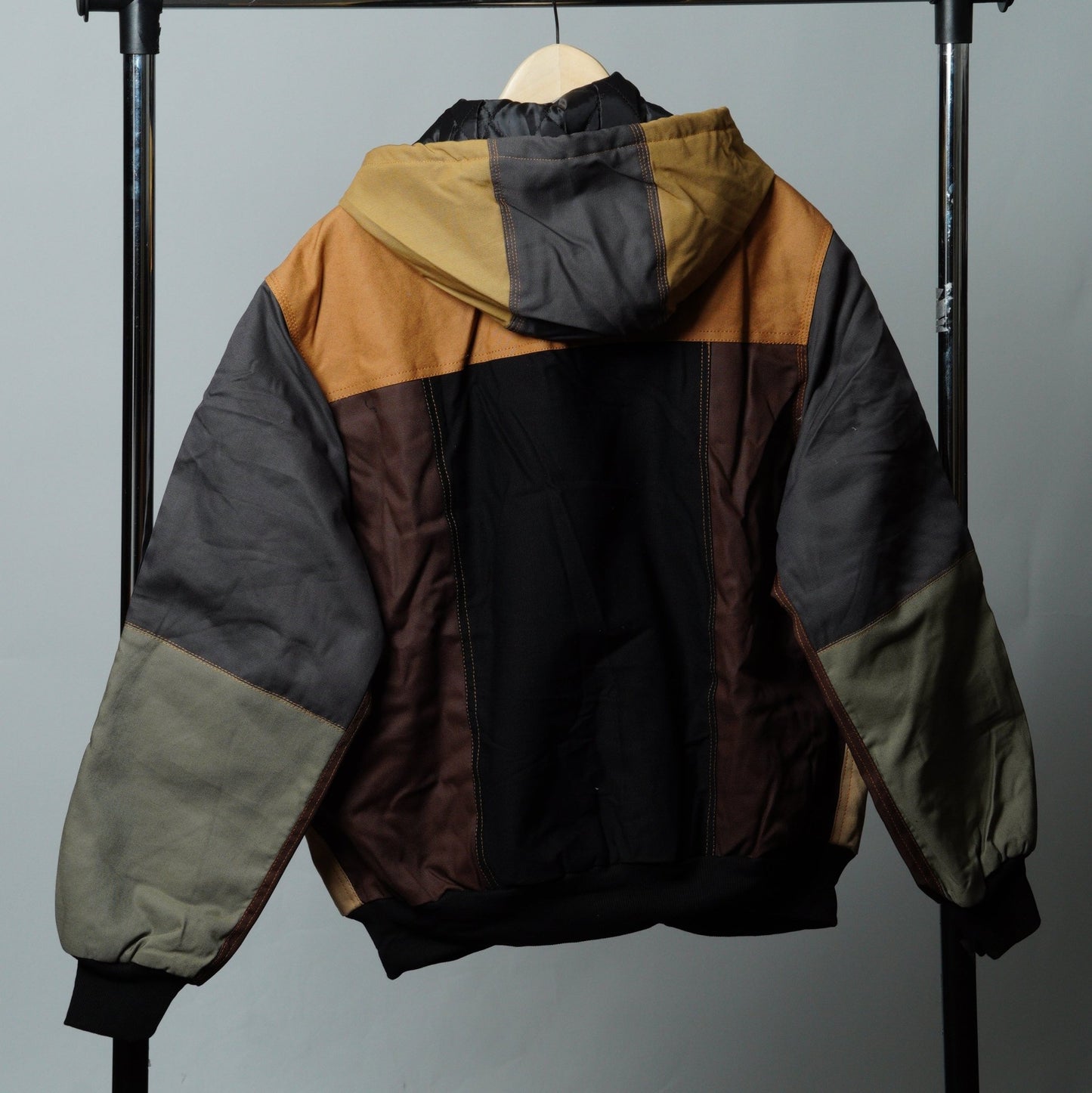 Workwear Colorblock Hooded Jacket Size XL - The Hellebore Shop