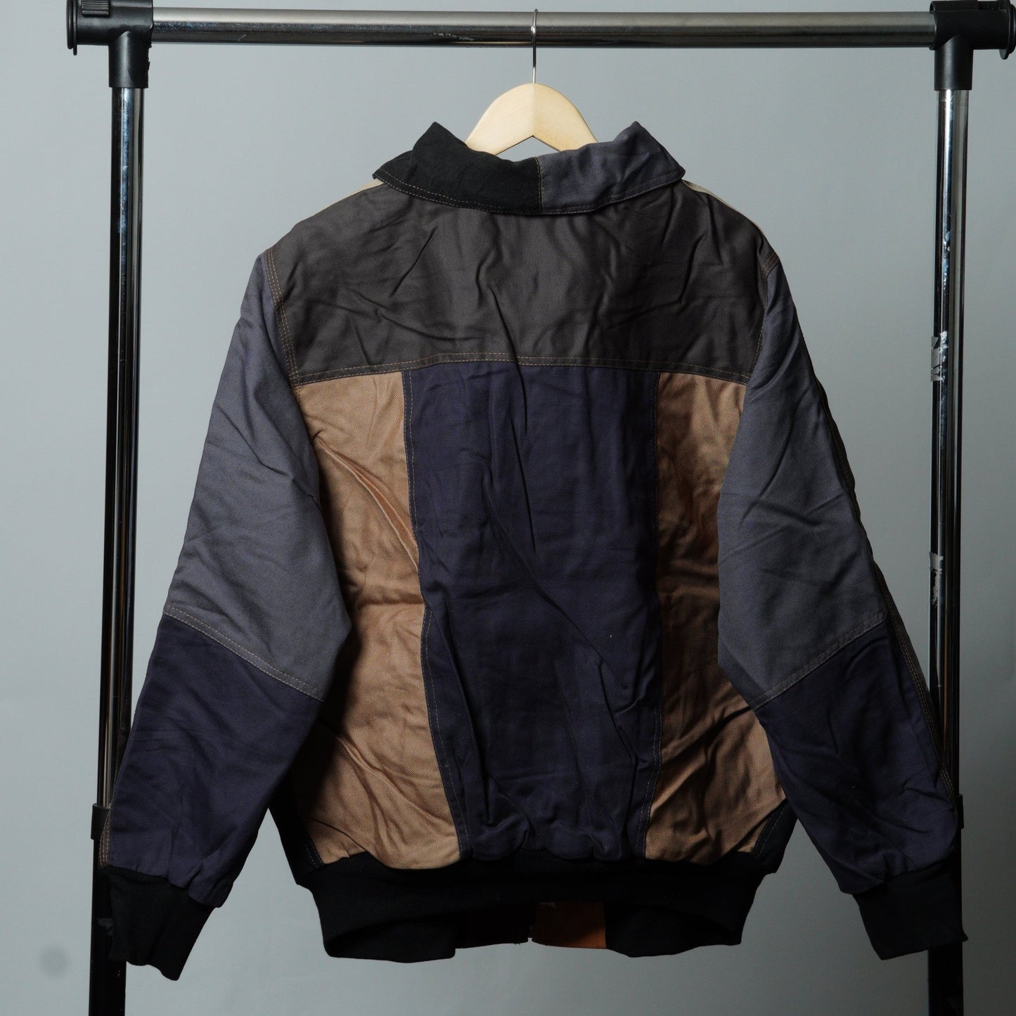 Workwear Colorblock Patch Pocket Jacket Size M - The Hellebore Shop
