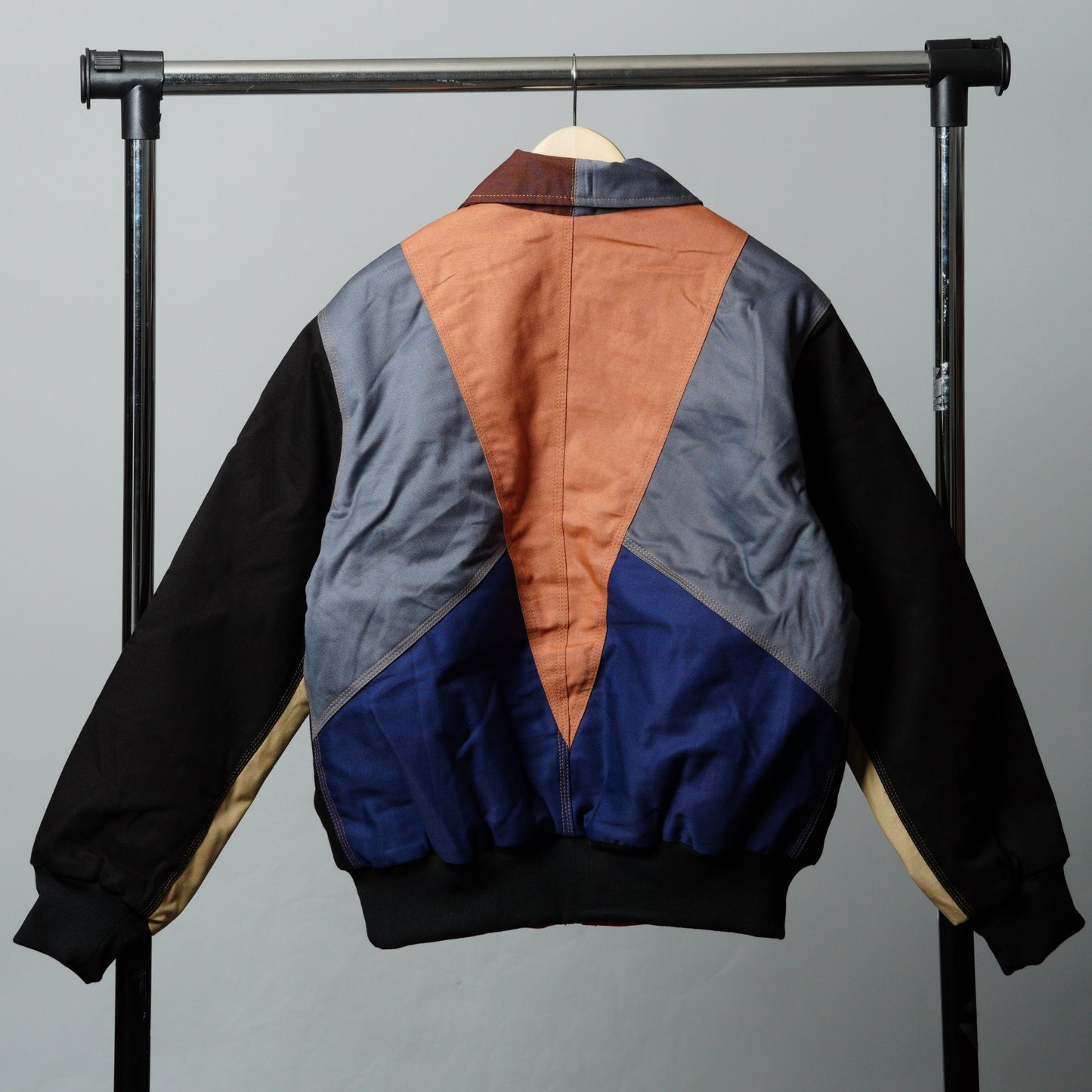 Workwear Colorblock Geometric Jacket Size S