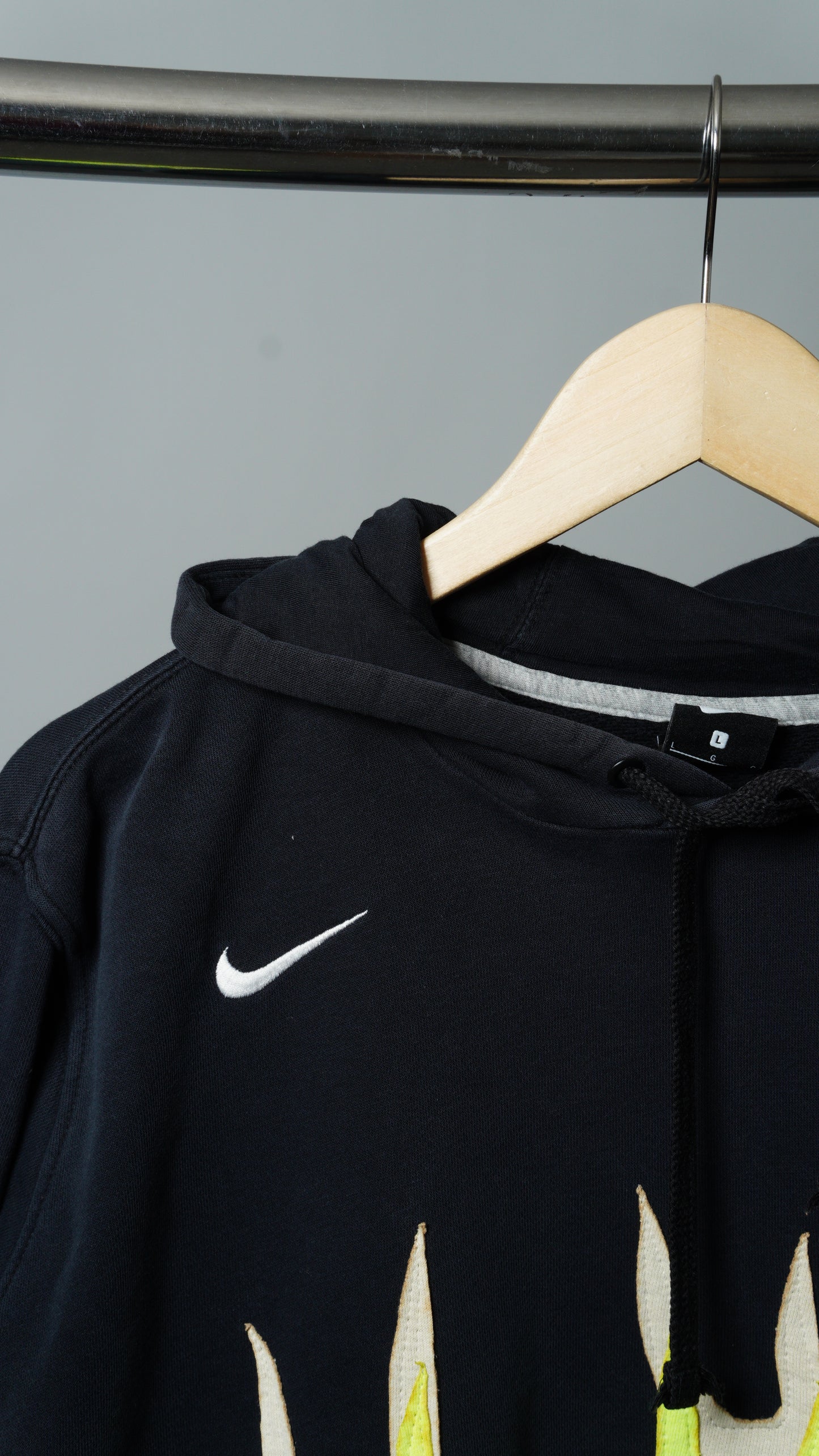 Upcycled Flame Sweatshirt Size M/L