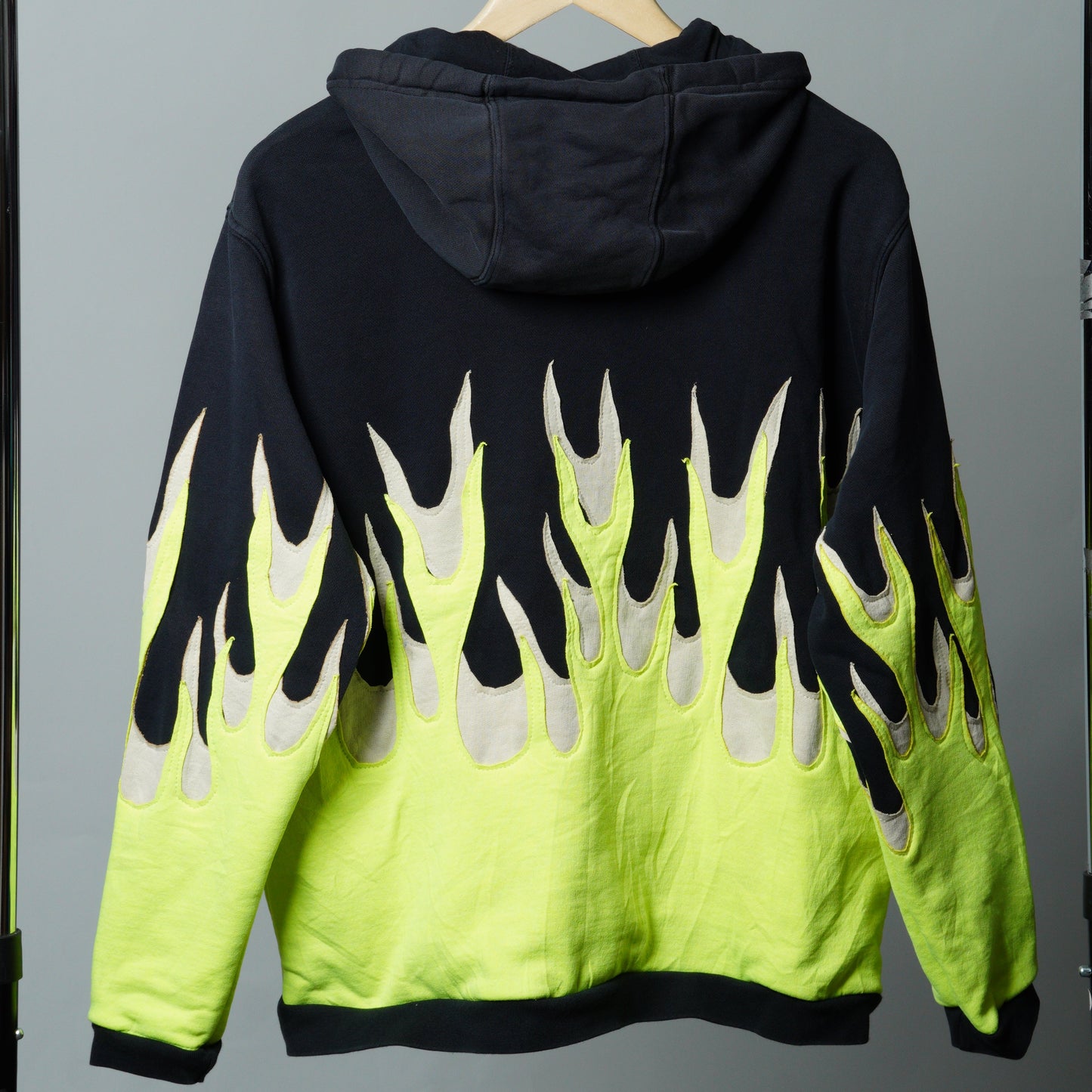 Upcycled Flame Sweatshirt Size M/L