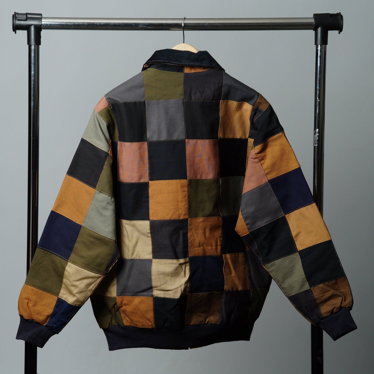 Checkered Patchwork Jacket Size XL