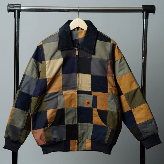 Checkered Patchwork Jacket Size XL