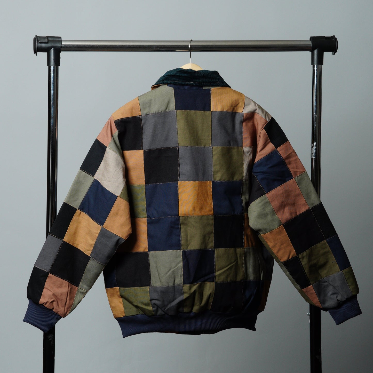 Checkered Patchwork Jacket Size M