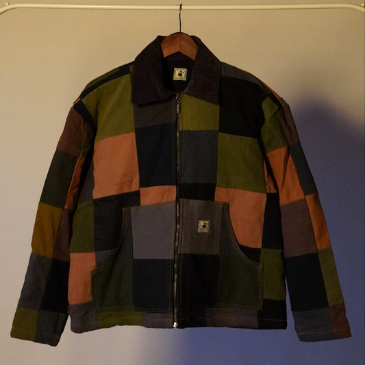 Upcycled Patchwork Jacket Size S