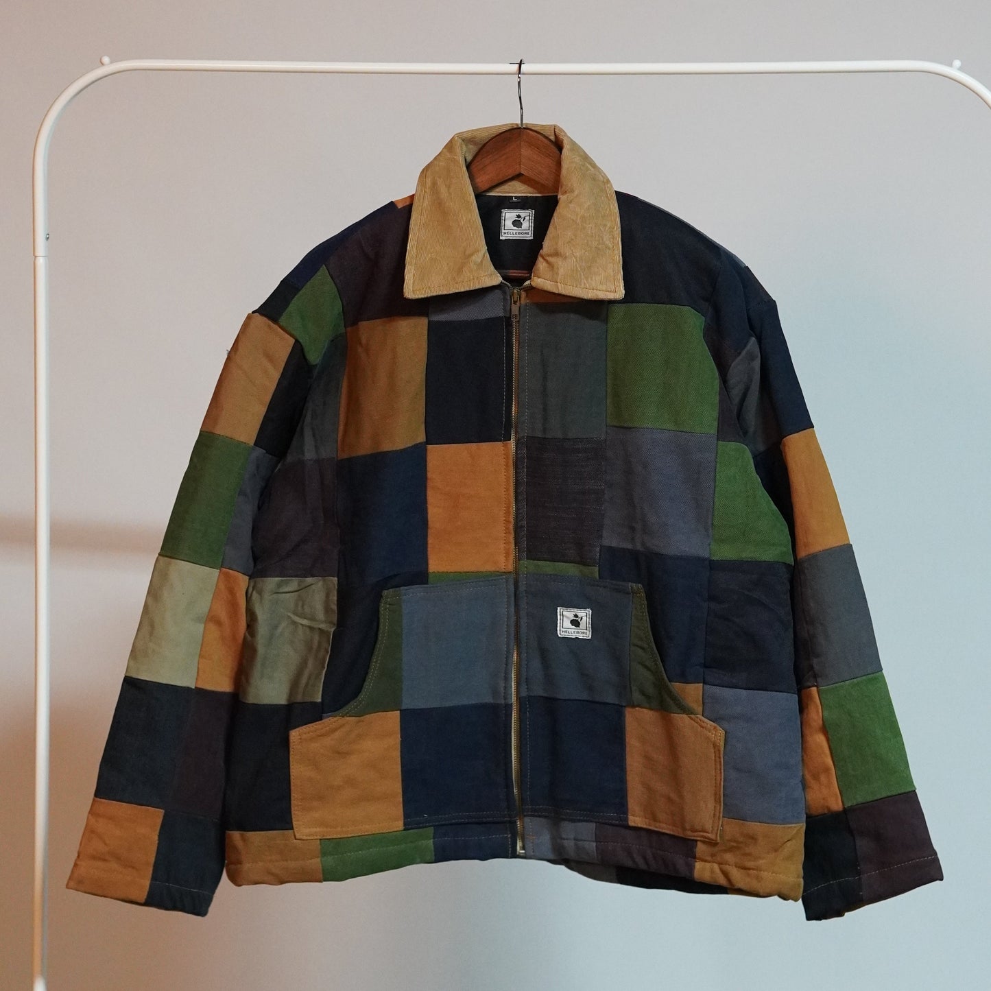 Upcycled Patchwork Jacket Size L