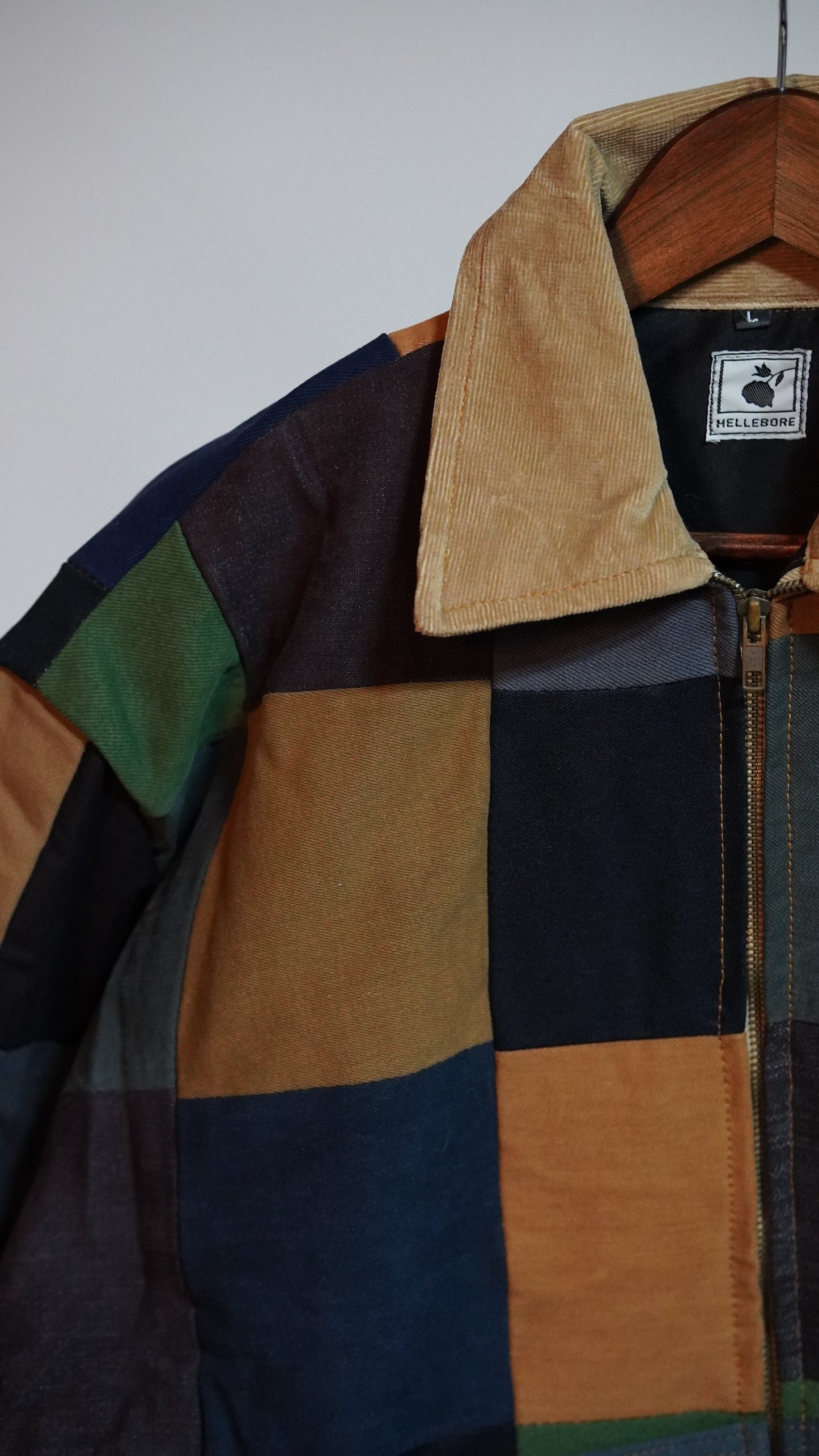 Upcycled Patchwork Jacket Size L