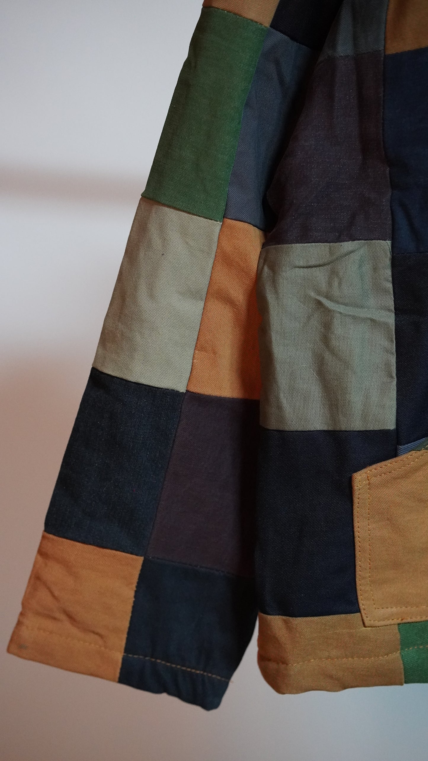 Upcycled Patchwork Jacket Size L