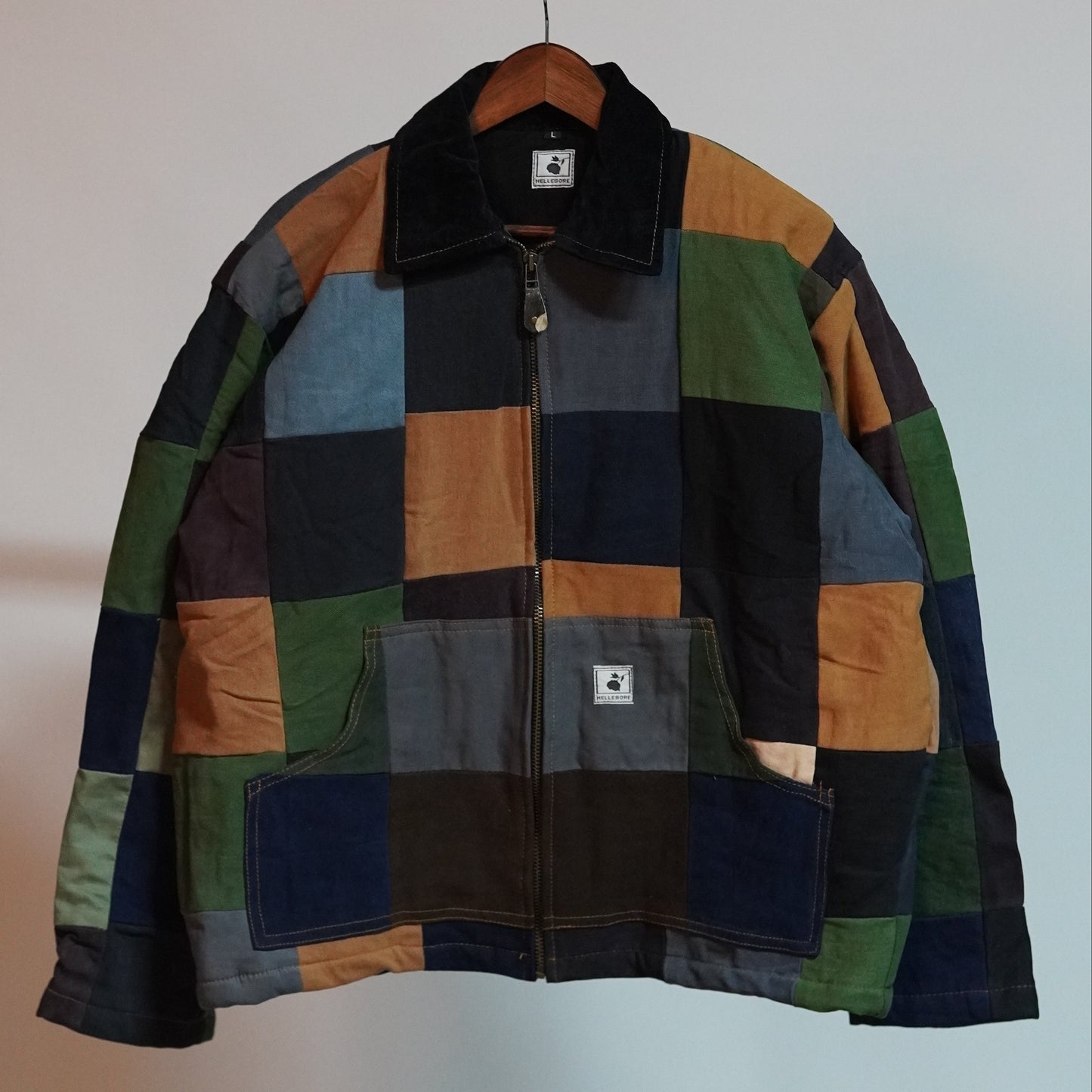 Upcycled Patchwork Jacket Size L