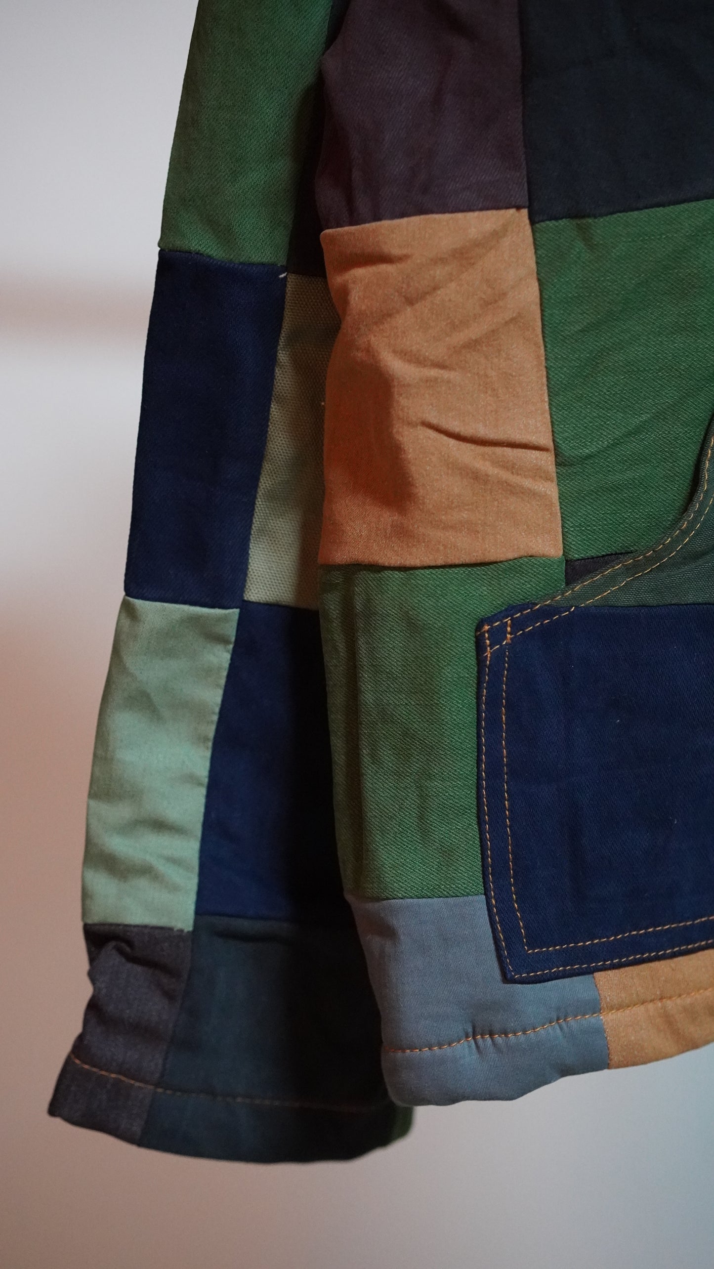 Upcycled Patchwork Jacket Size L