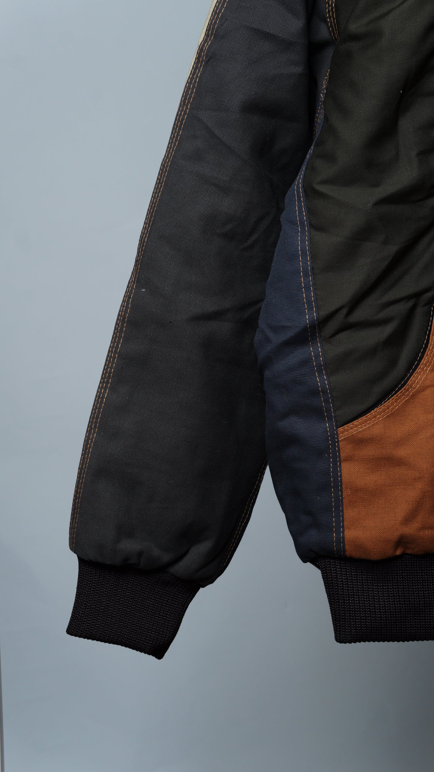 Workwear Colorblock Hooded Jacket Size M