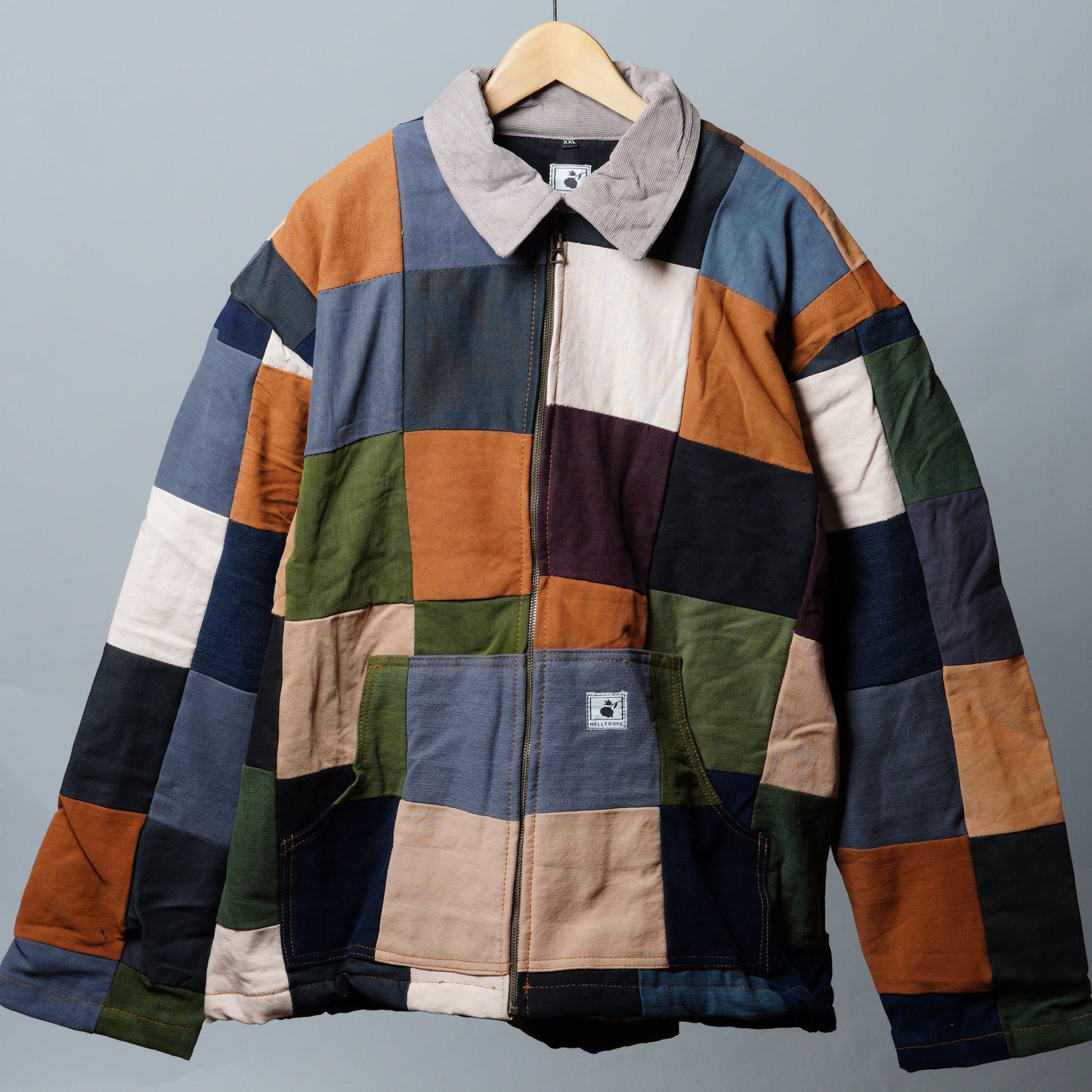 Upcycled Patchwork Jacket Size XXL