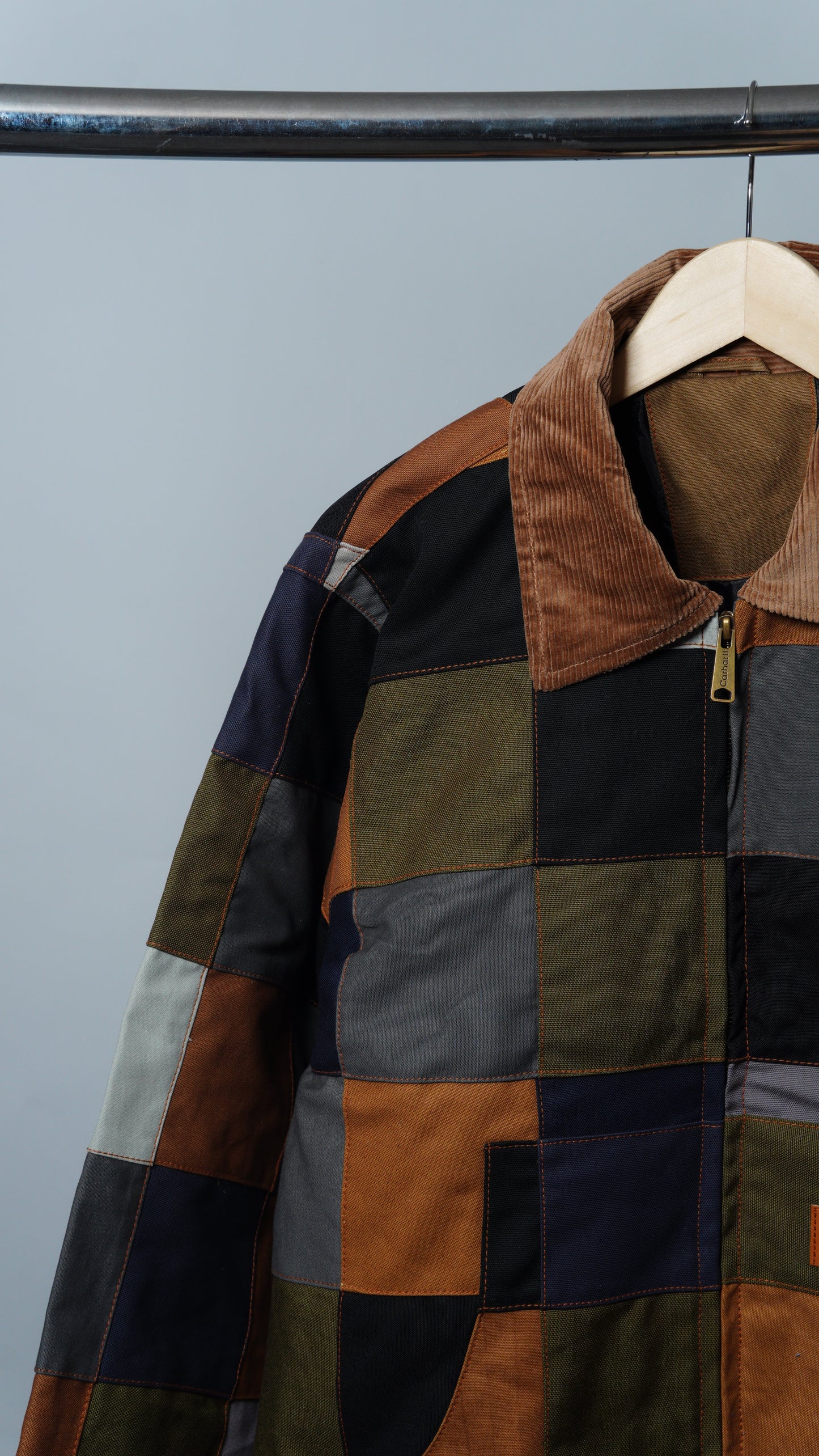 Checkered Patchwork Jacket Size M
