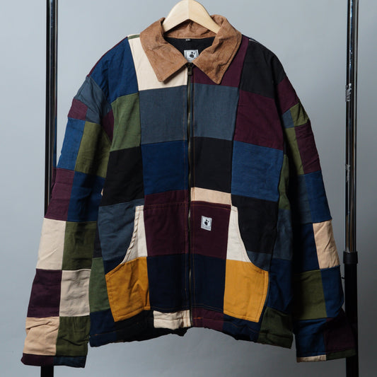 Upcycled Patchwork Jacket Size XXL